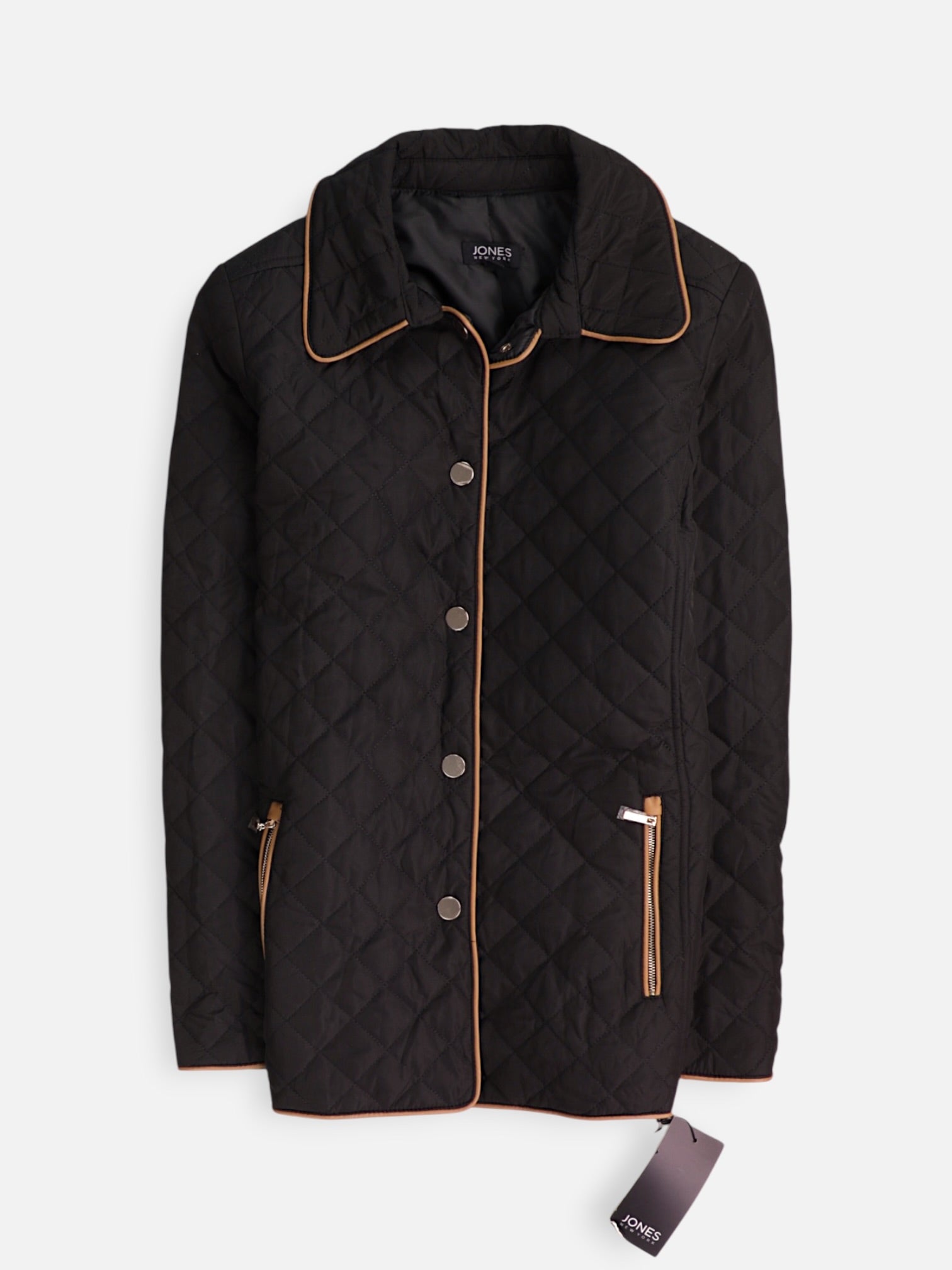 JONES NEW YORK Chaqueta Casual Impermeable - Mujer - Small