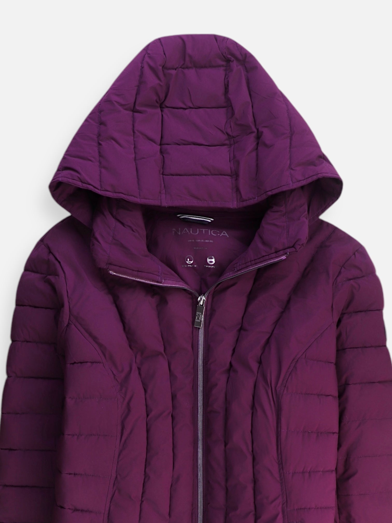 Nautica Chaqueta Puffer Impermeable - Mujer - XL