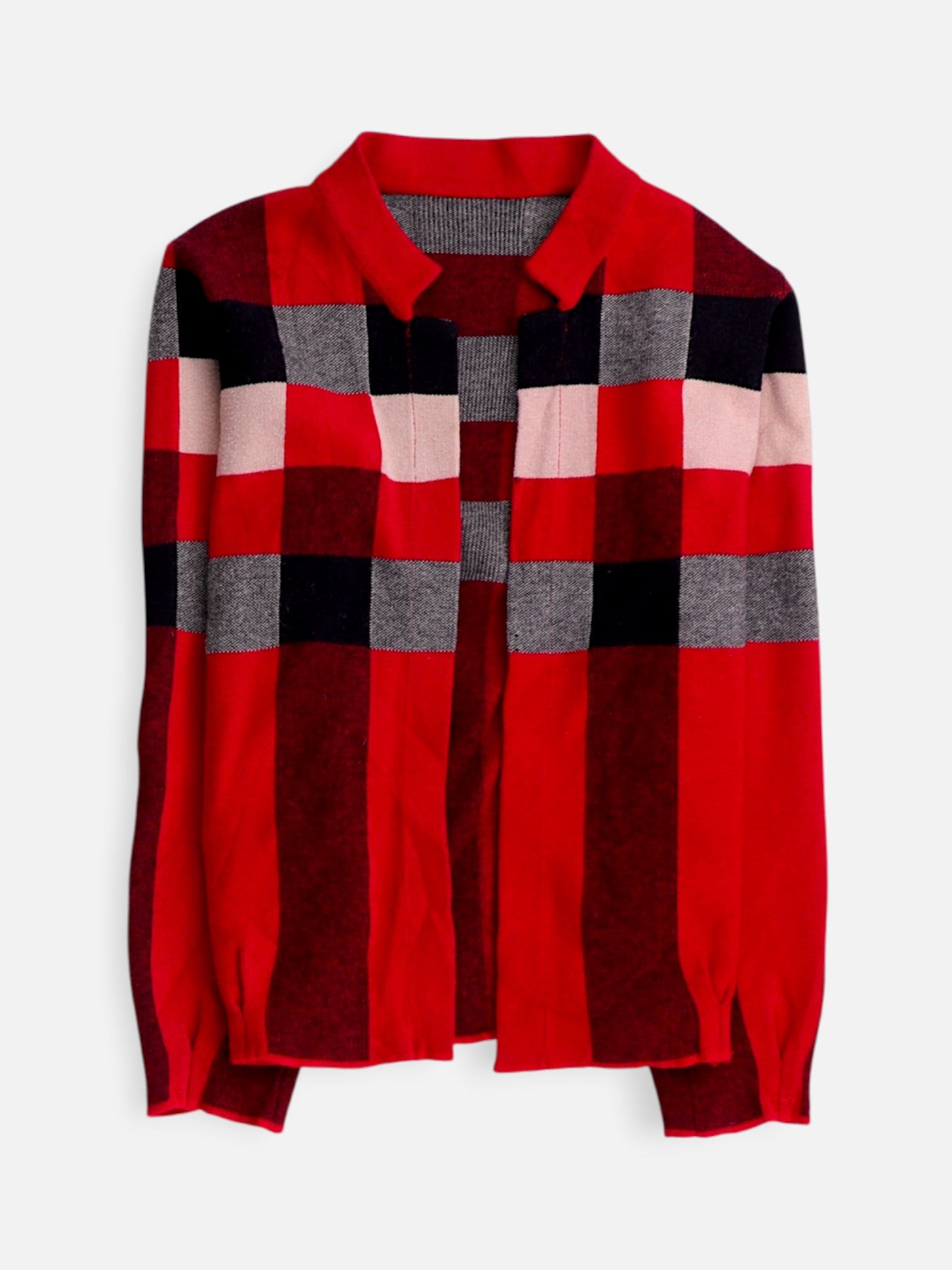 Sueter Cardigan Color Block - Mujer - N/A