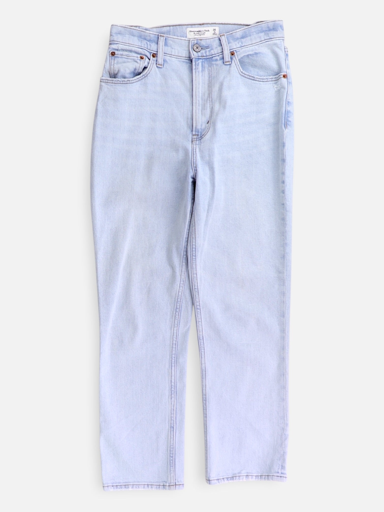 Abercrombie & Fitch Jean High Rise Straight Denim - Mujer - 2