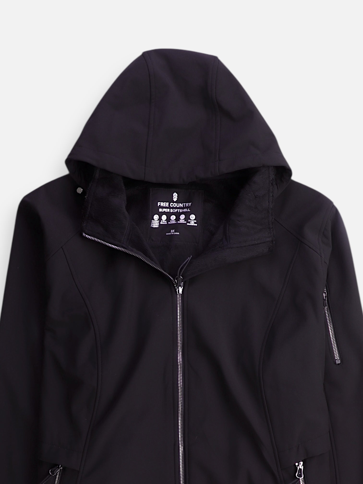FREE COUNTY Chaqueta Deportivo Basic - Mujer - 3XL