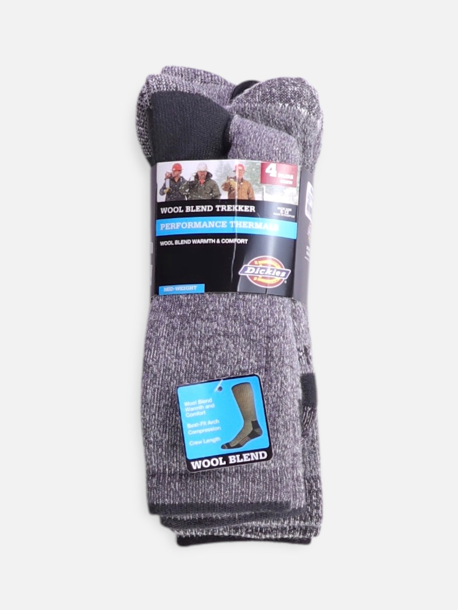 Dickies Calcetines 4 Pares - Hombre - Talla Única (One Size)
