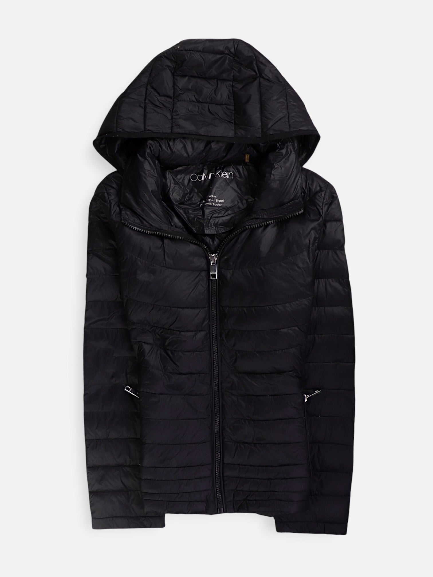 Calvin Klein Chaqueta Puffer Impermeable - Mujer - Large