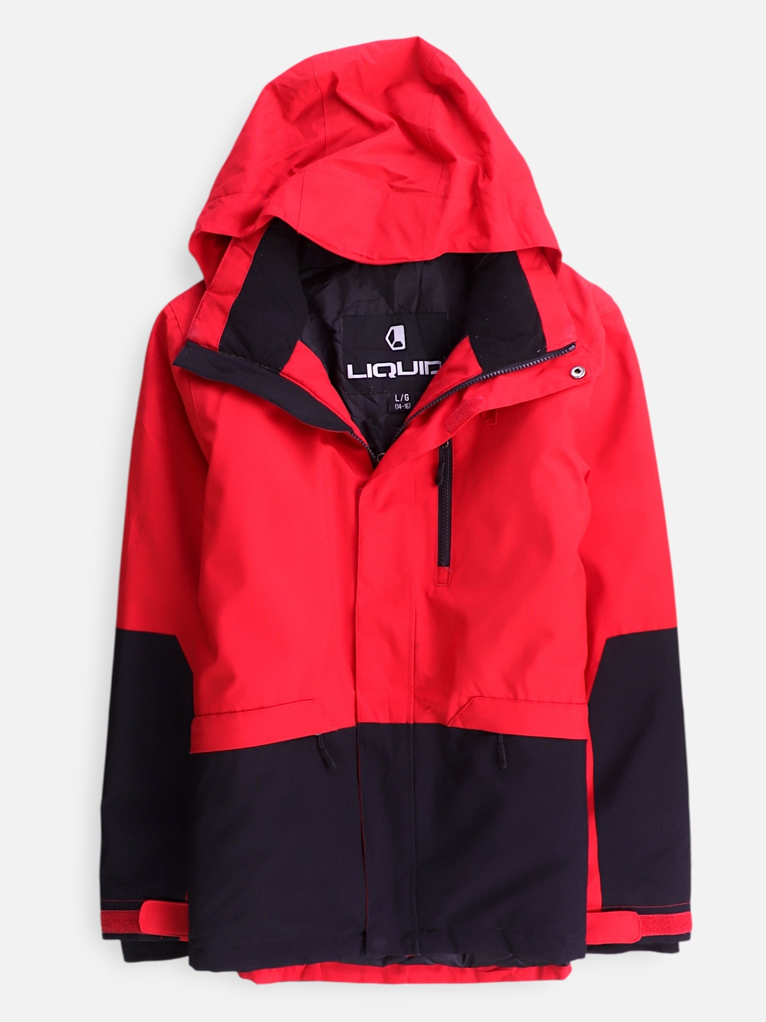 Chaqueta Impermeable Color Block - Niño - Large - 14-16Y (Años)