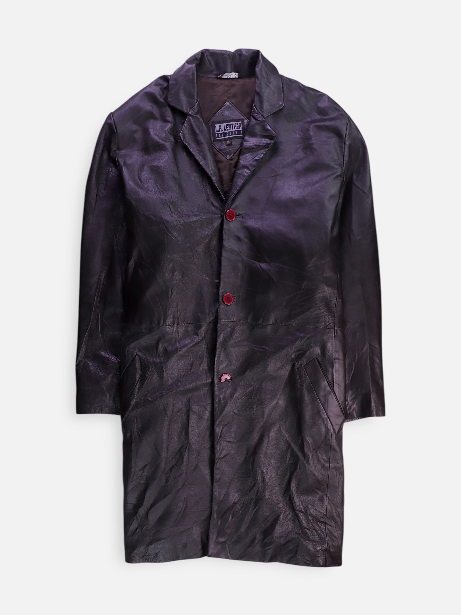 Chaqueta Cuero Largo - Mujer - XL
