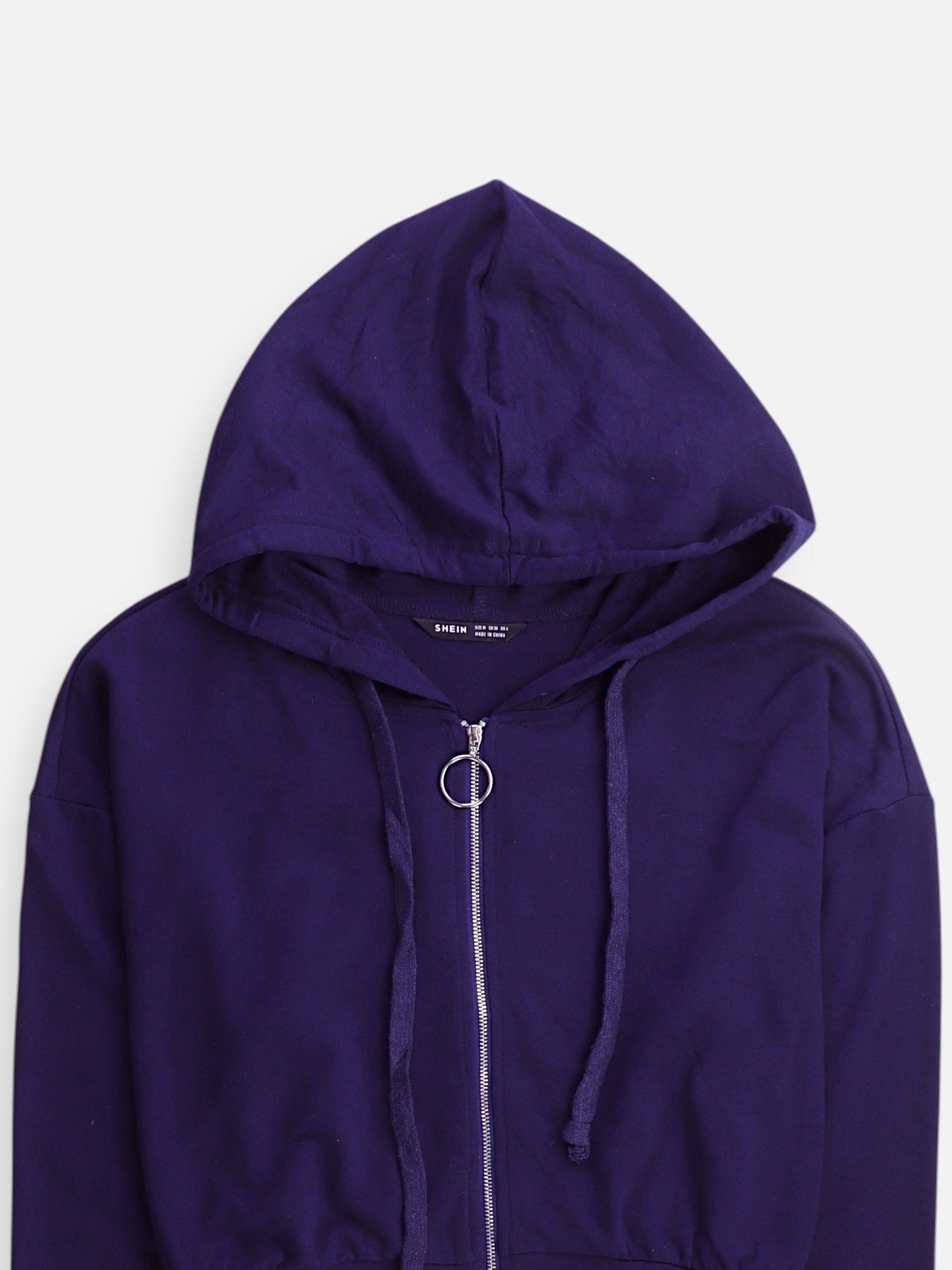 SHEIN Sudadera Hoodie Crop Top - Mujer - Medium