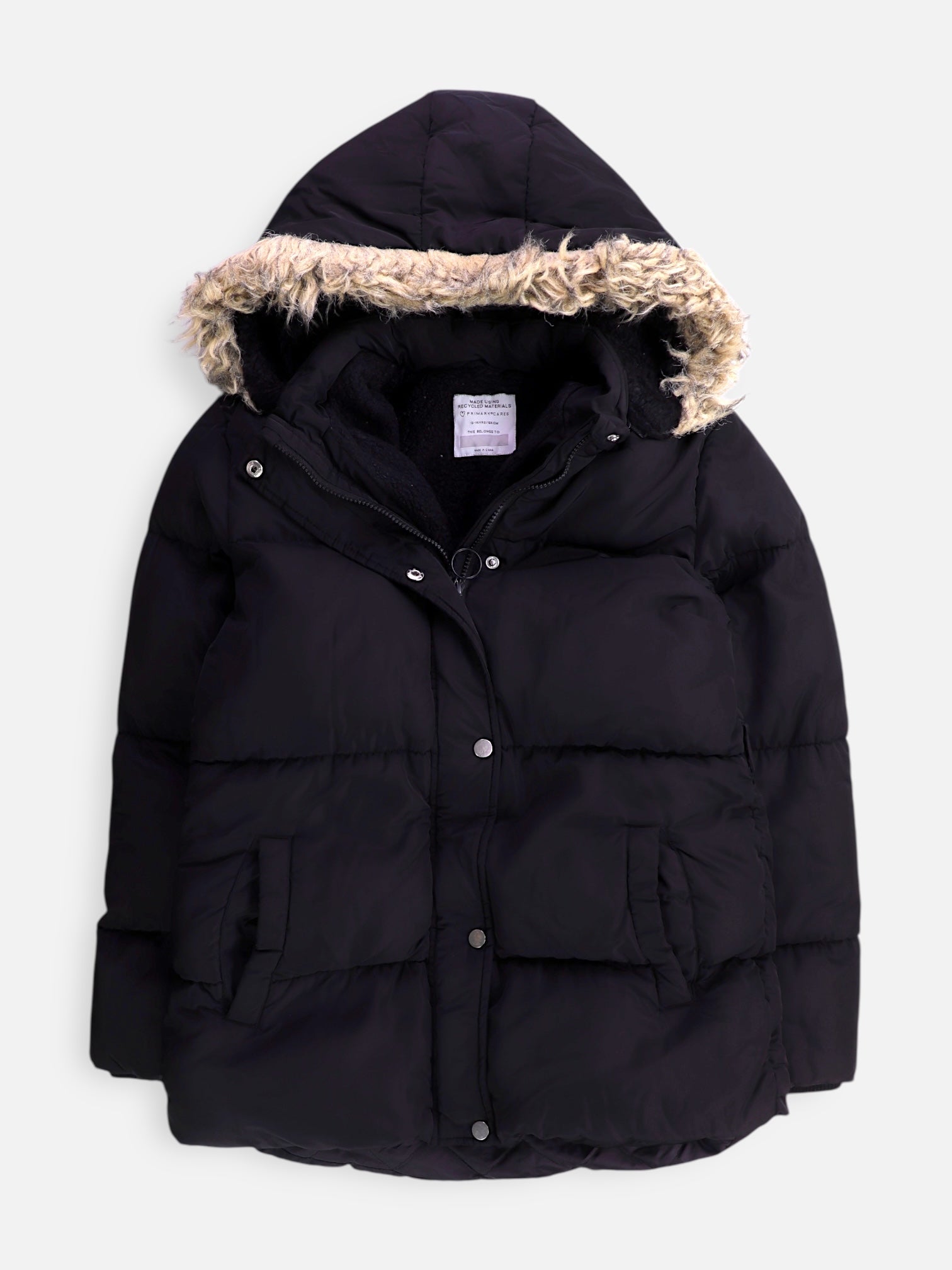PRIMARK Chaqueta Puffer Impermeable - Niña - Small - 13-14Y (Años)