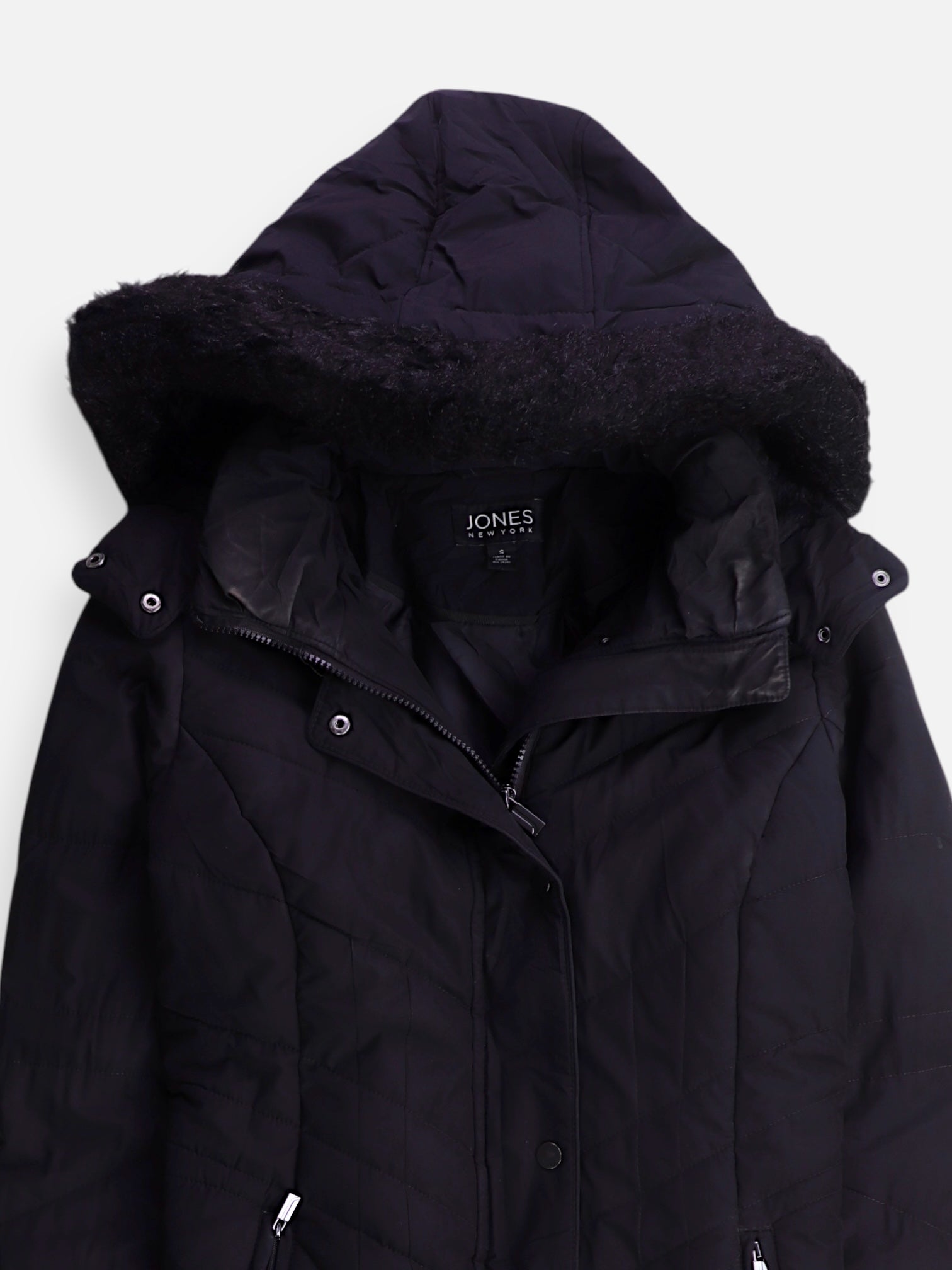 JONES NEW YORK Abrigo Impermeable Puffer - Mujer - Small