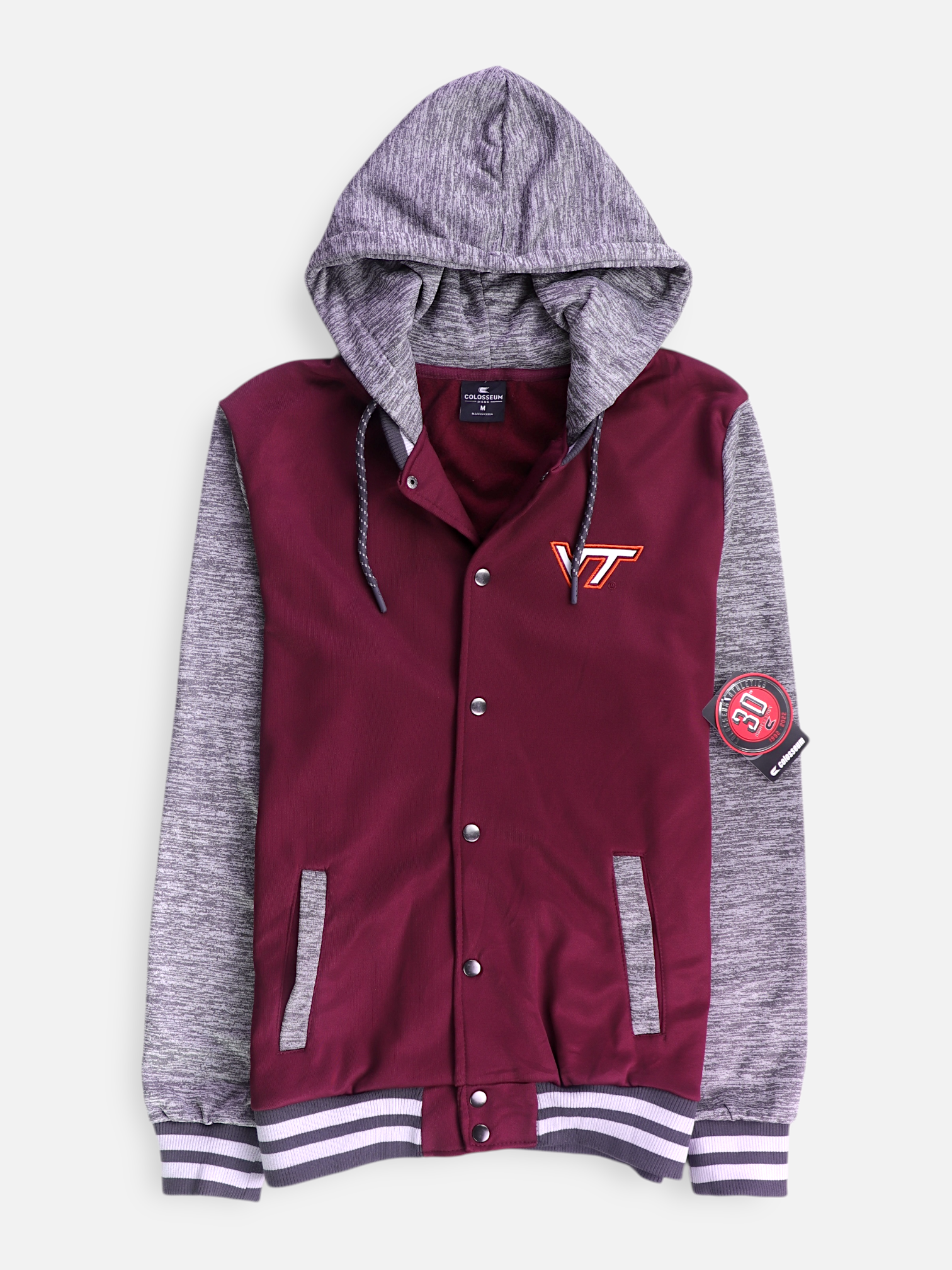 Sudadera Hoodie Color Block - Hombre - Medium