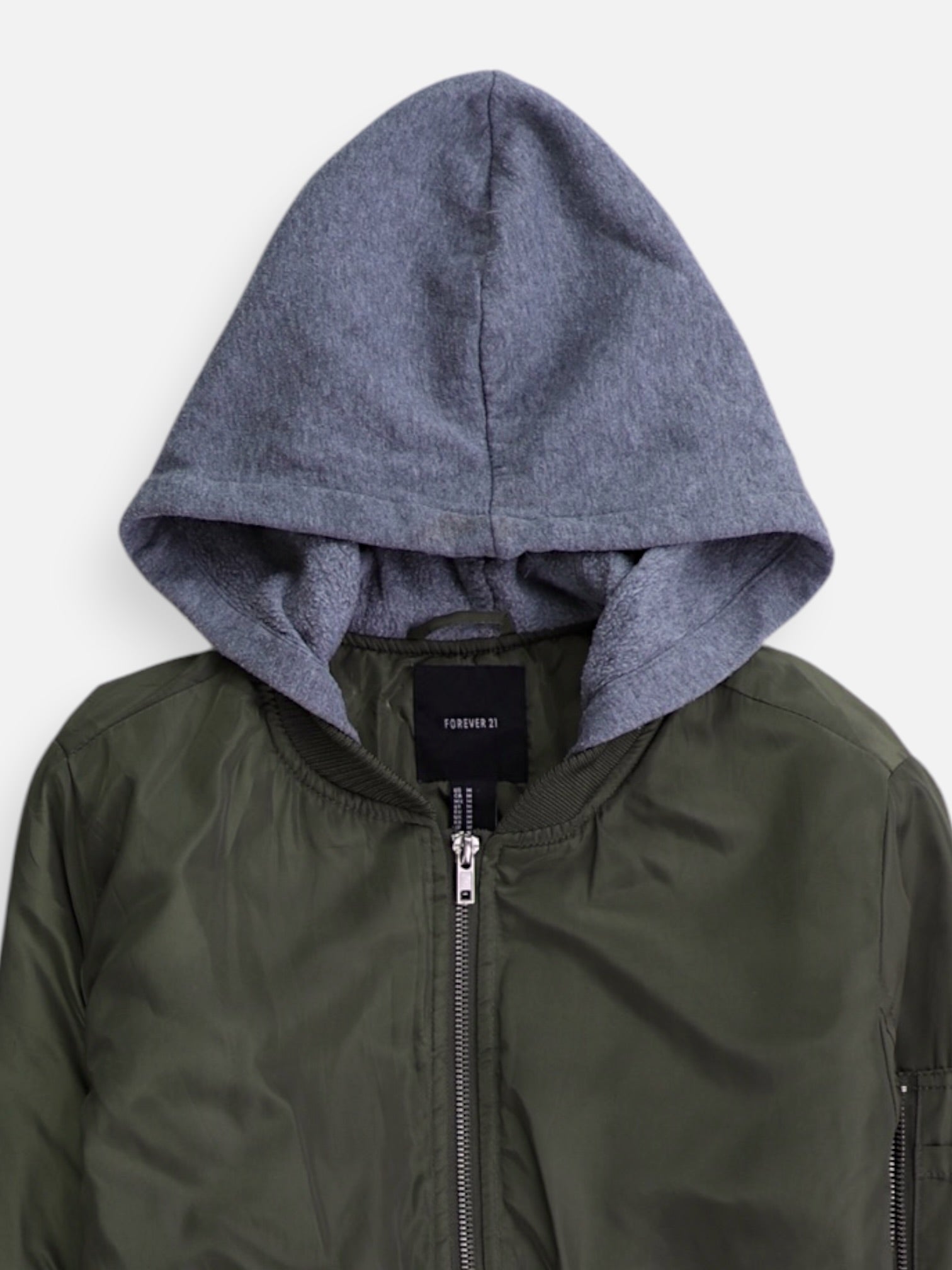 Forever 21 Chaqueta Bomber  Impermeable - Mujer - Medium