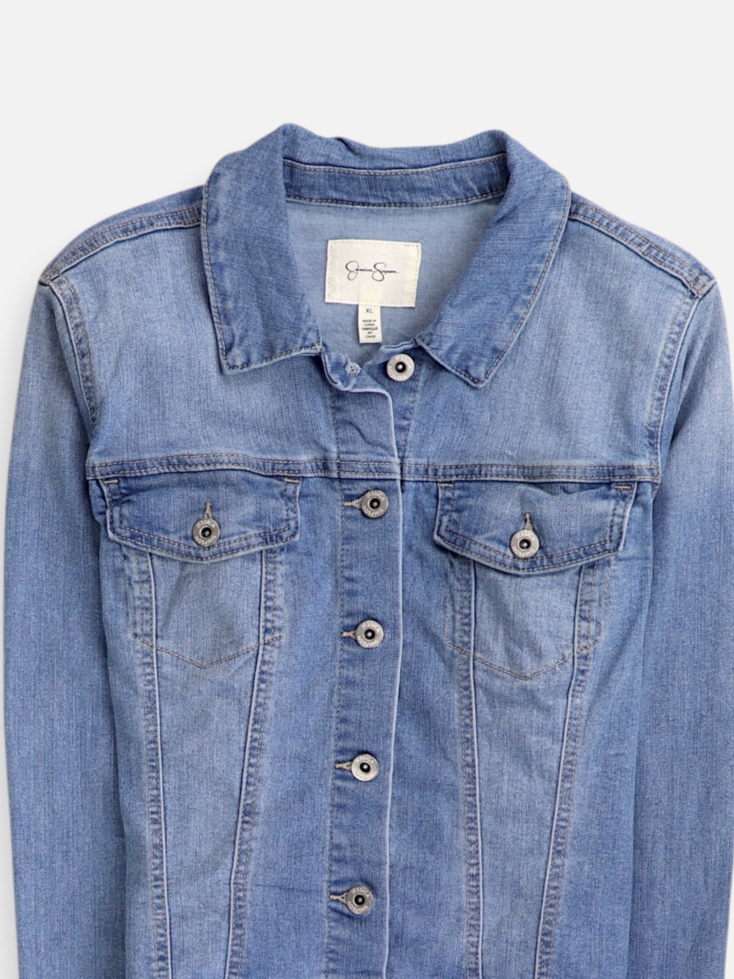 Jessica Simpson Chaqueta Denim  Basic - Mujer - XL