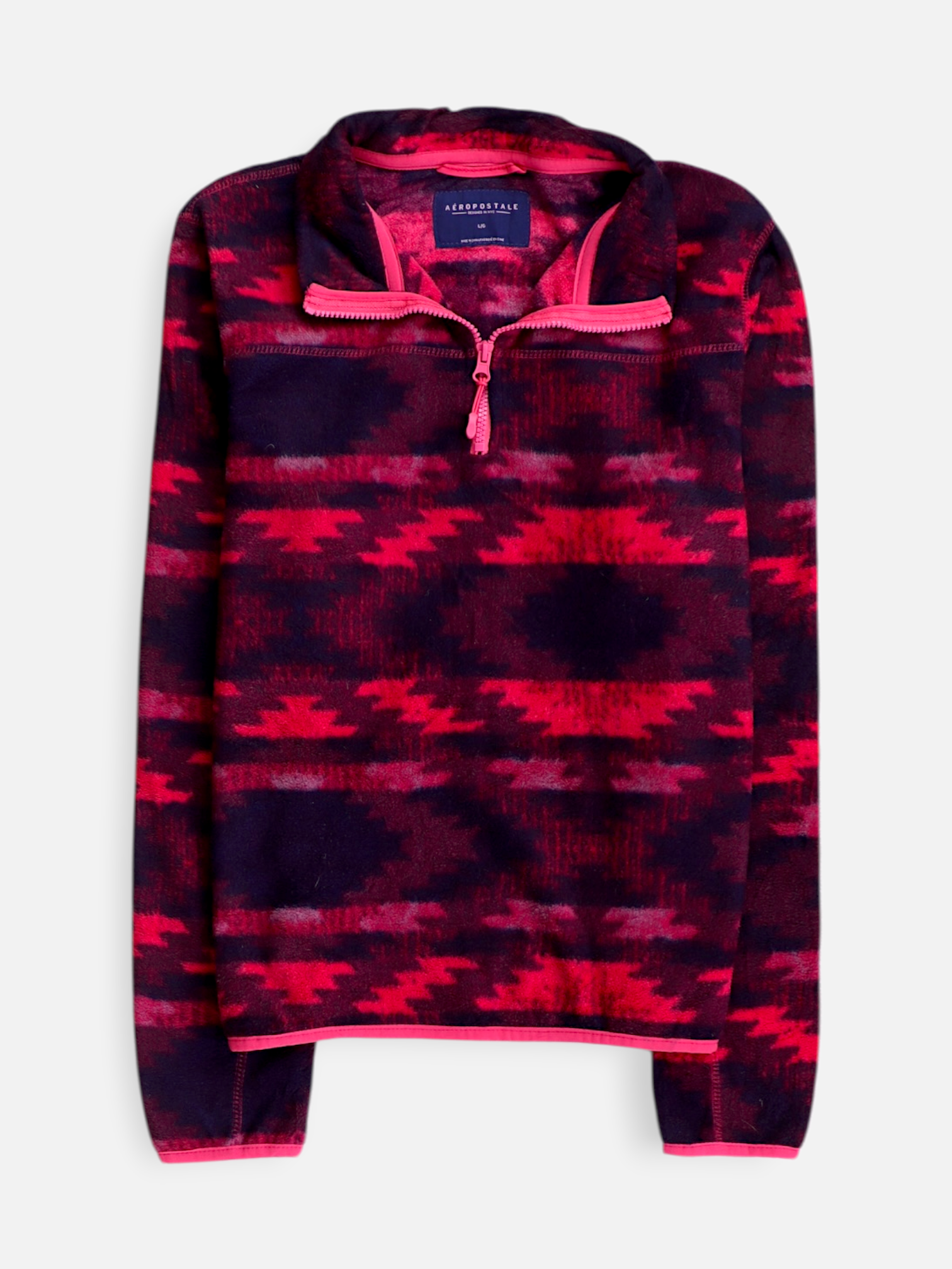 Aeropostale Sueter Fleece Casual - Mujer - Large