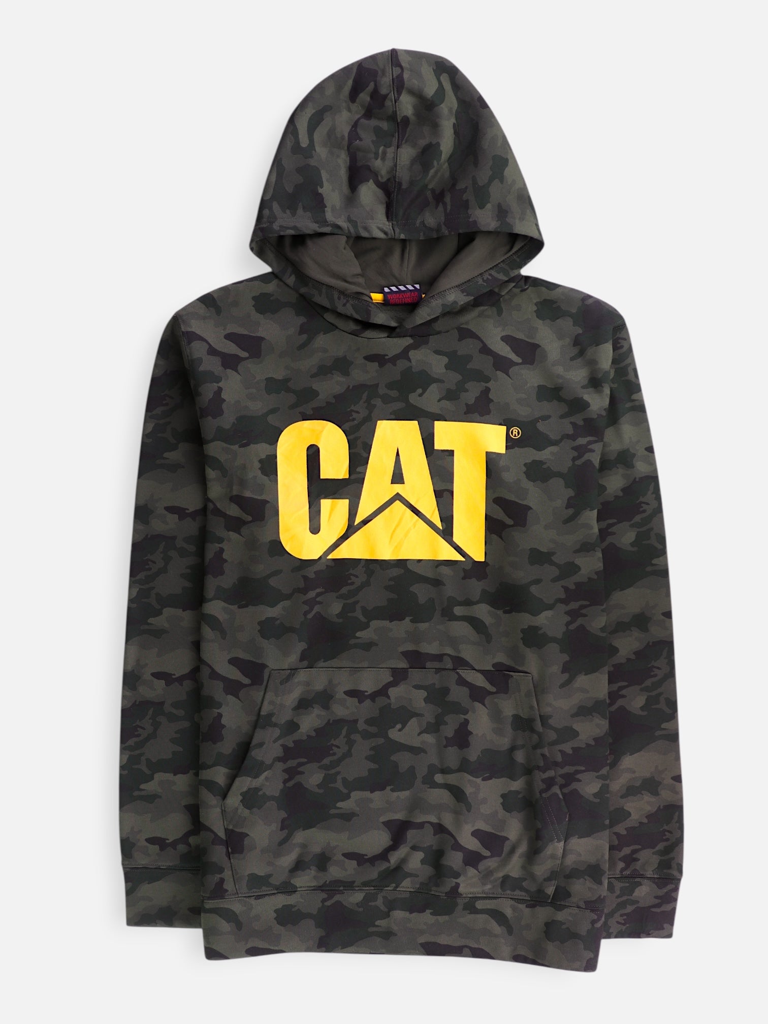 Caterpillar Sudadera Hoodie Militar - Hombre - Large