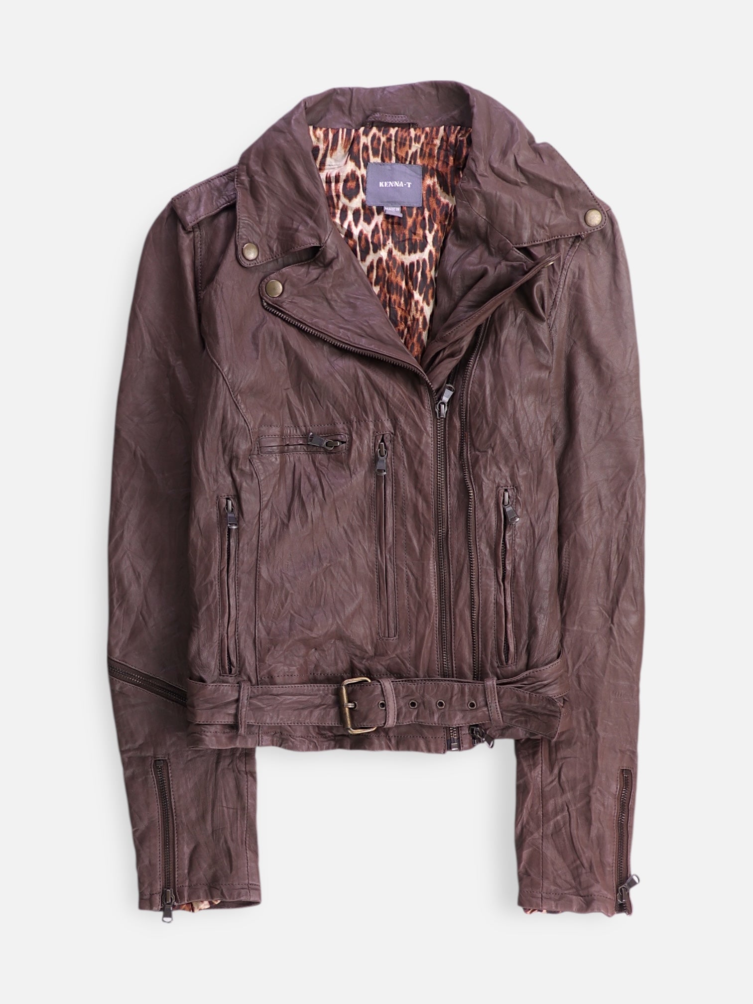 Chaqueta Casual Cuero - Mujer - Large
