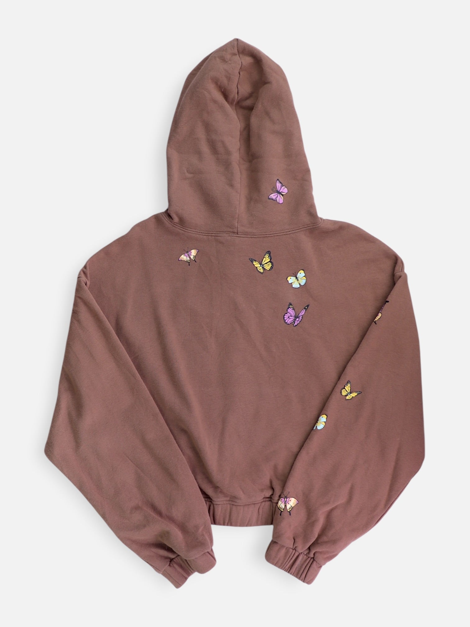 Sudadera Hoodie Crop Top - Mujer - Medium