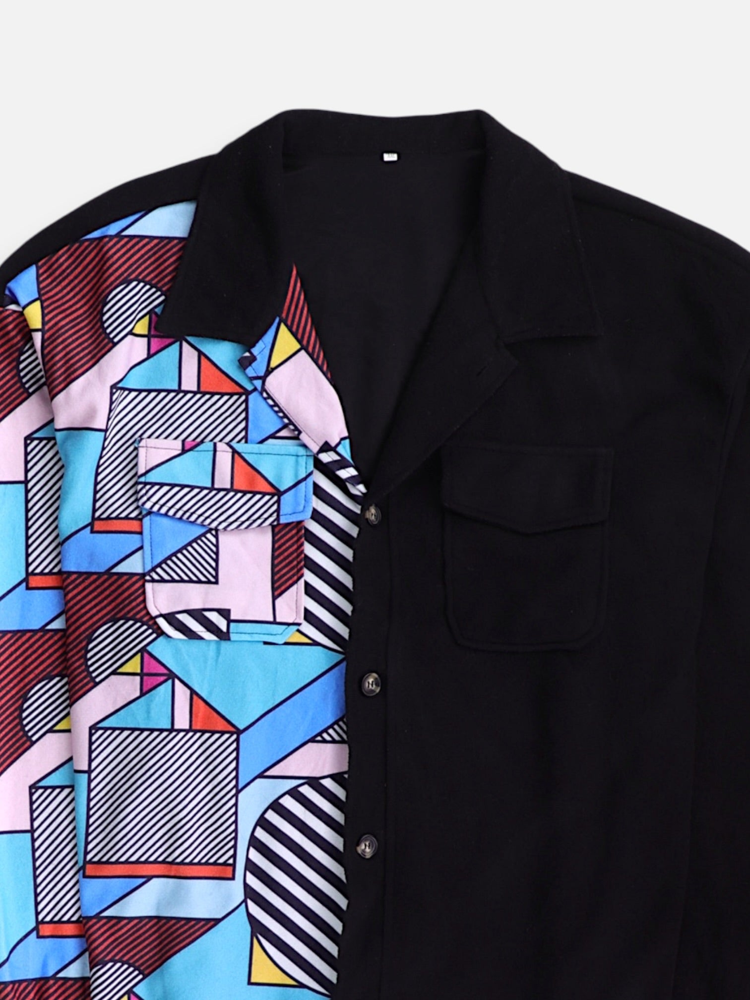 Chaqueta Sobrecamisa Color Block - Hombre - 2XL
