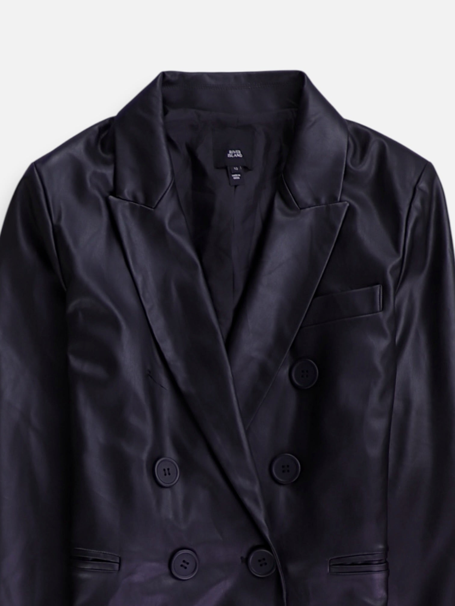 RIVER ISLAND  Chaqueta Casual Cuero - Mujer - 12