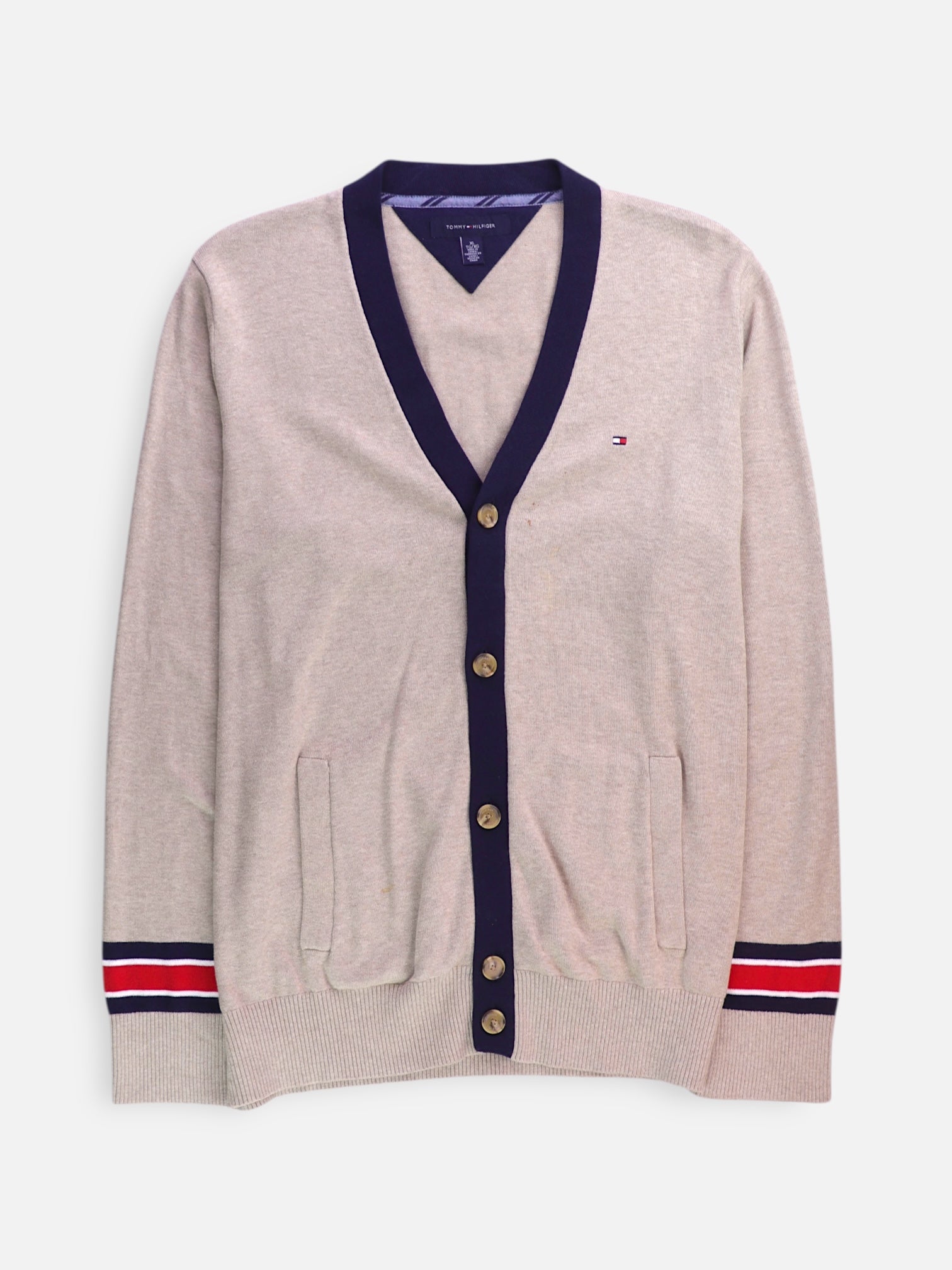 Tommy Hilfiger Sueter Cardigan Casual - Hombre - XL