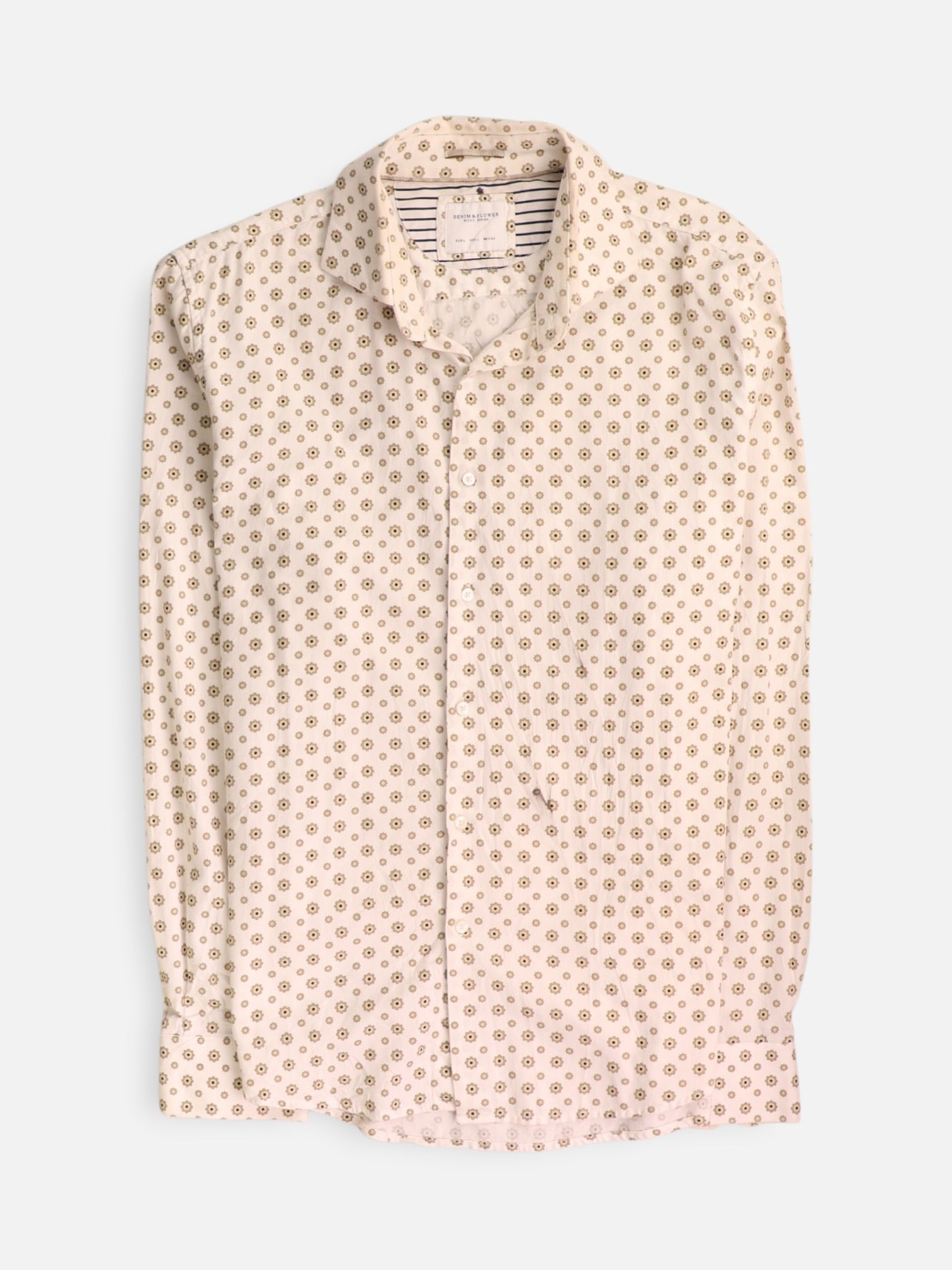 DENIM & FLOWER Camisa Casual - Hombre - Large