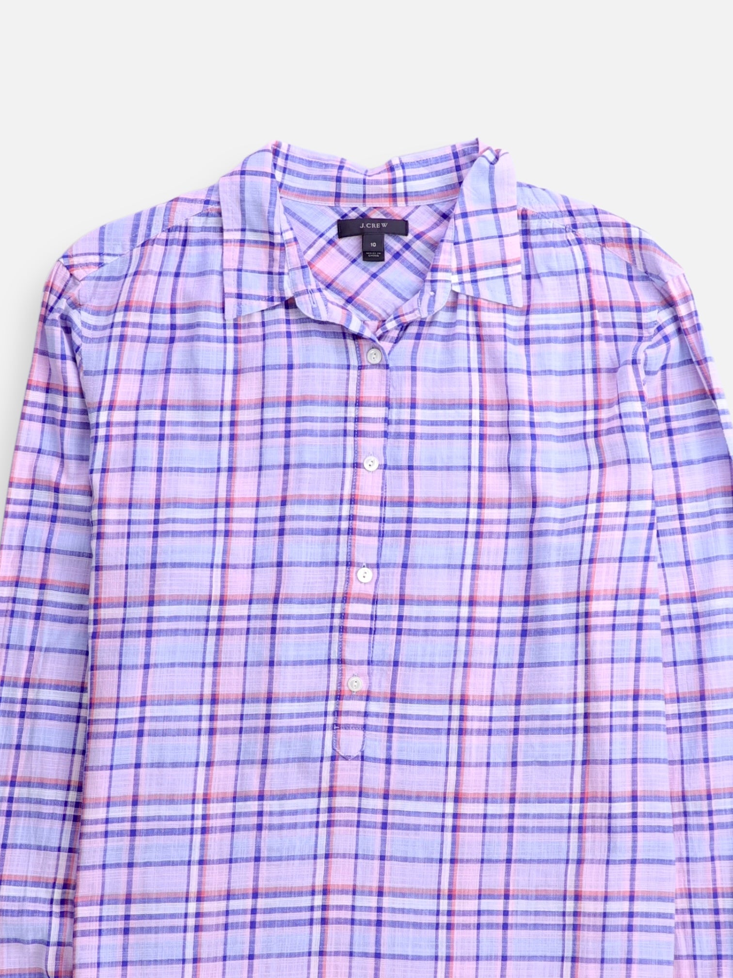 J CREW Blusa Color Block - Mujer - 10