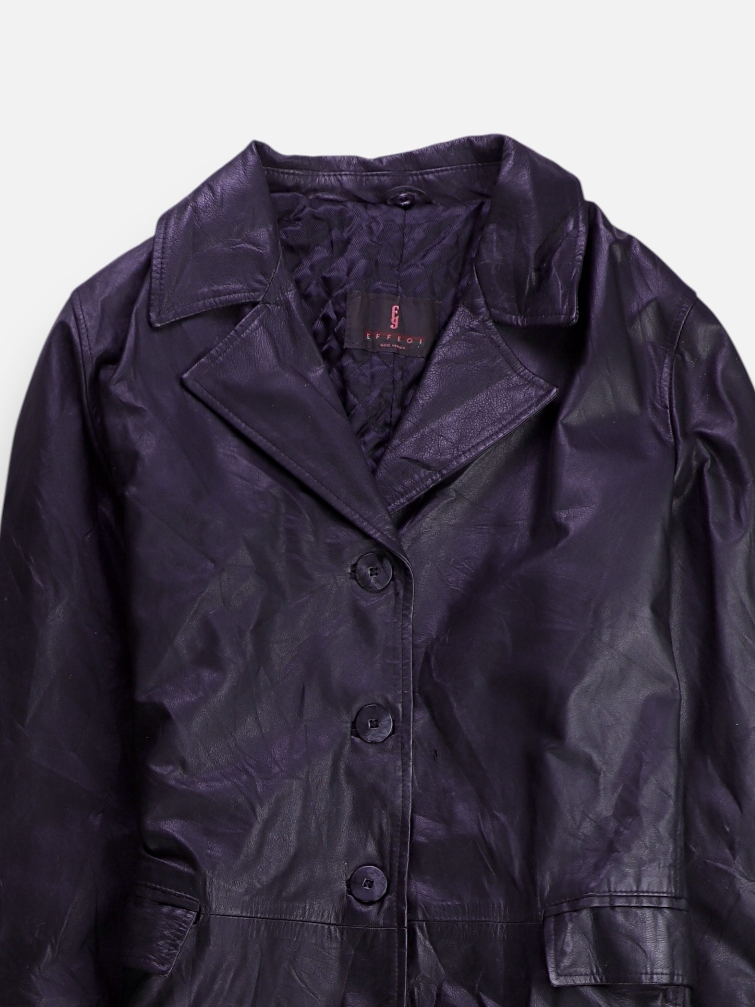 Abrigo Casual Cuero - Hombre - Medium