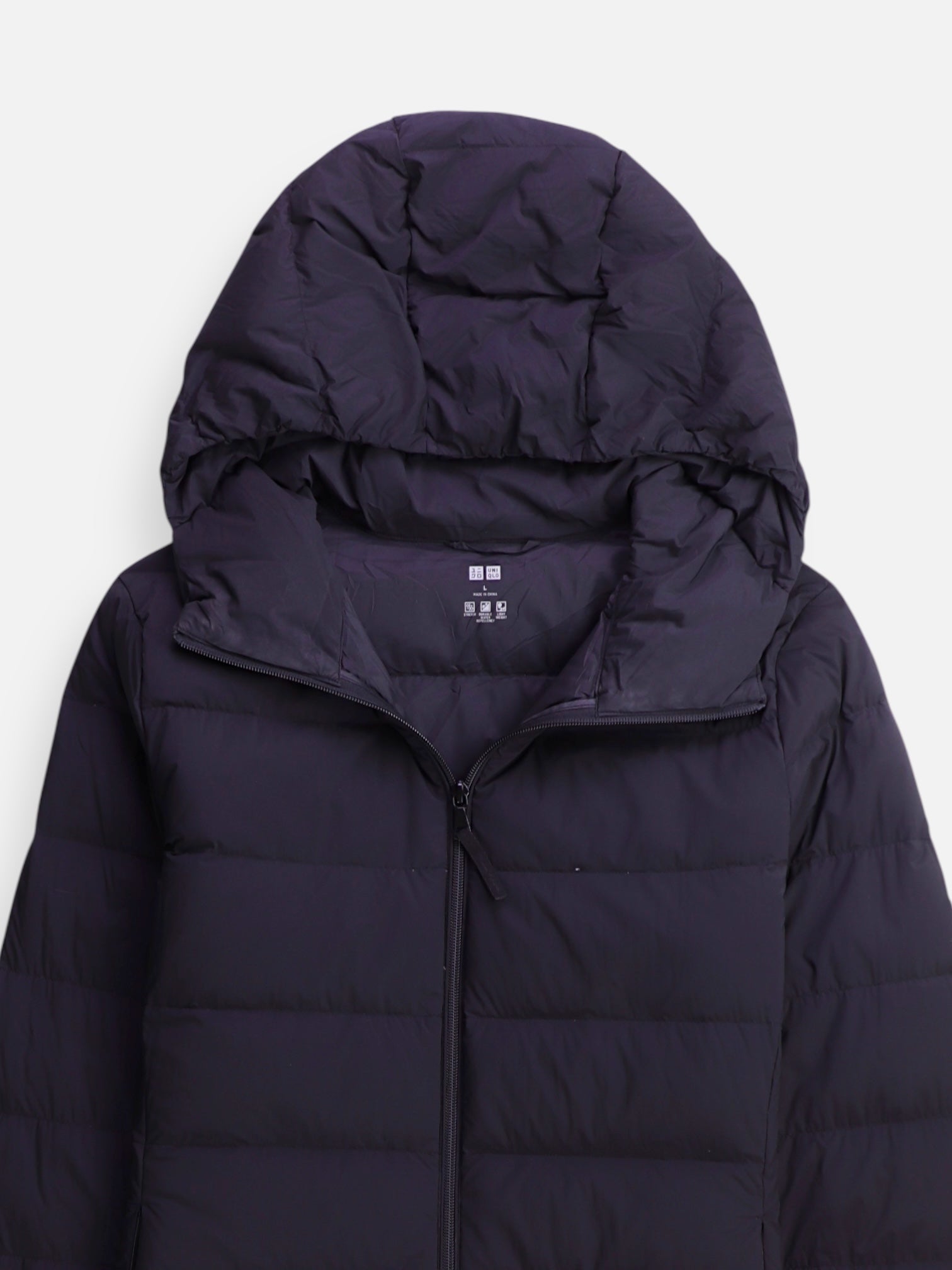 UNIQLO Abrigo Impermeable Puffer - Mujer - Large