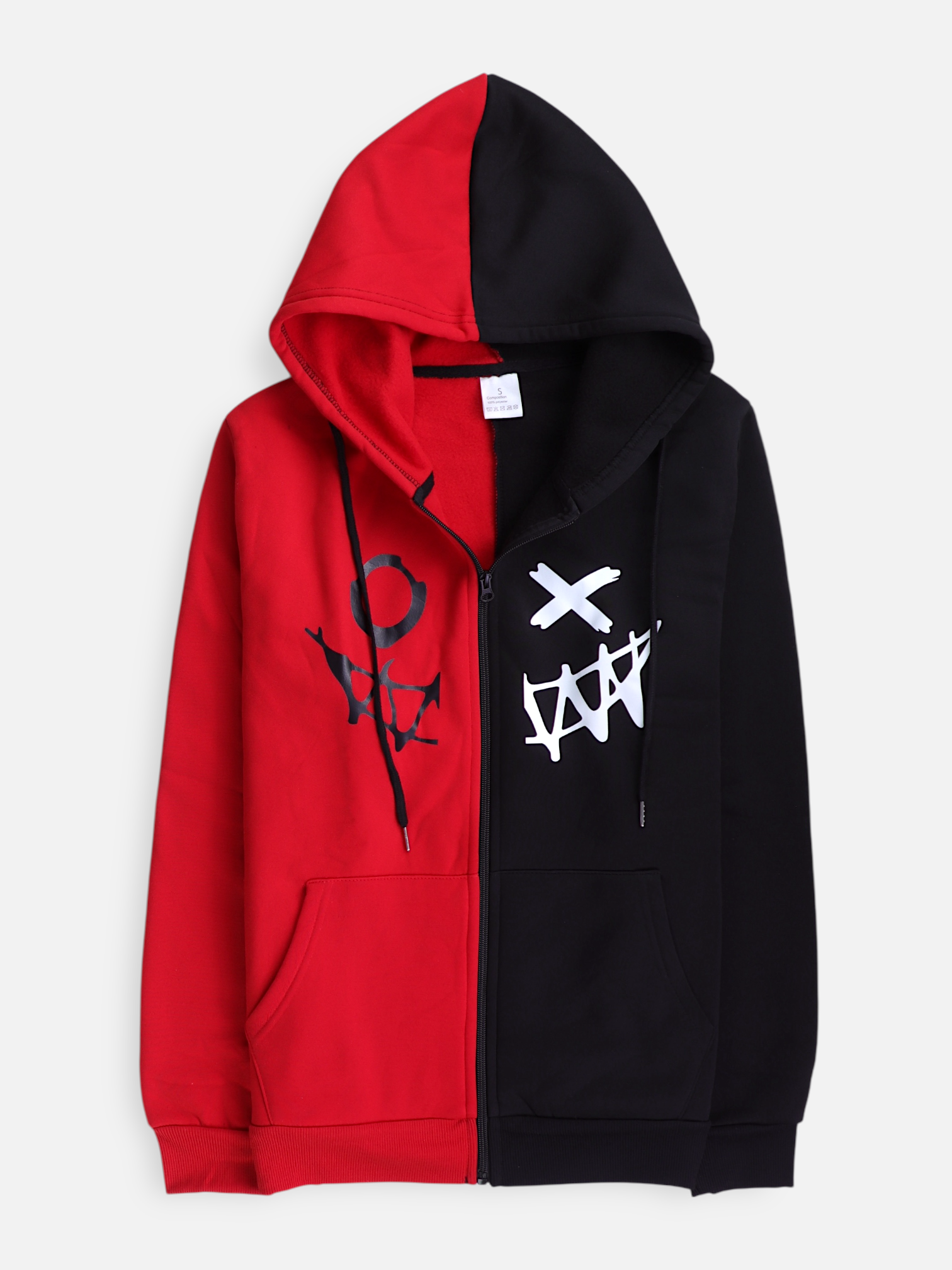 Sudadera Hoodie Color Block - Hombre - Small