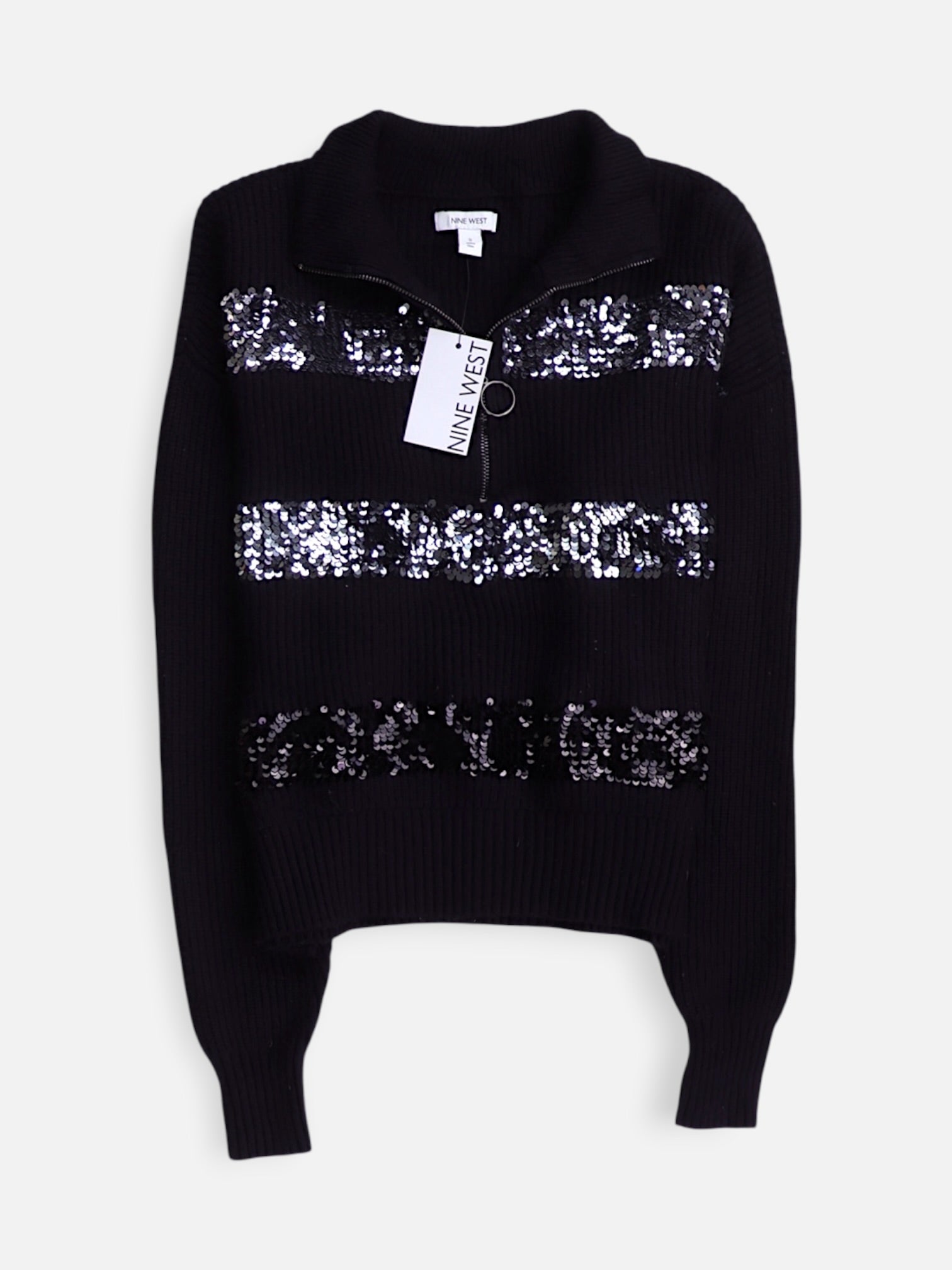 NINE WEST Sudadera Fleece Knit - Mujer - Small