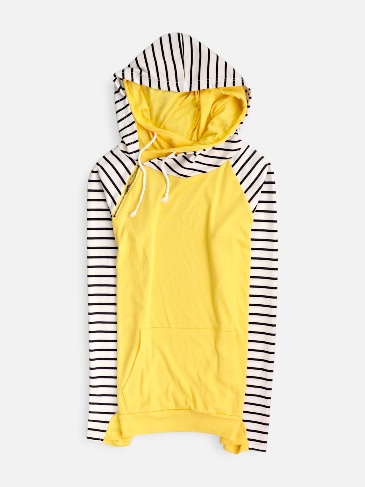 Sudadera Hoodie Color Block - Hombre - Medium