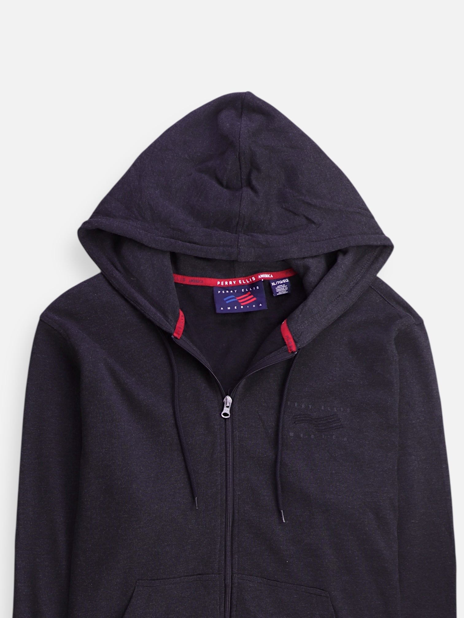 Perry Ellis Sudadera Hoodie Basic - Hombre - XL