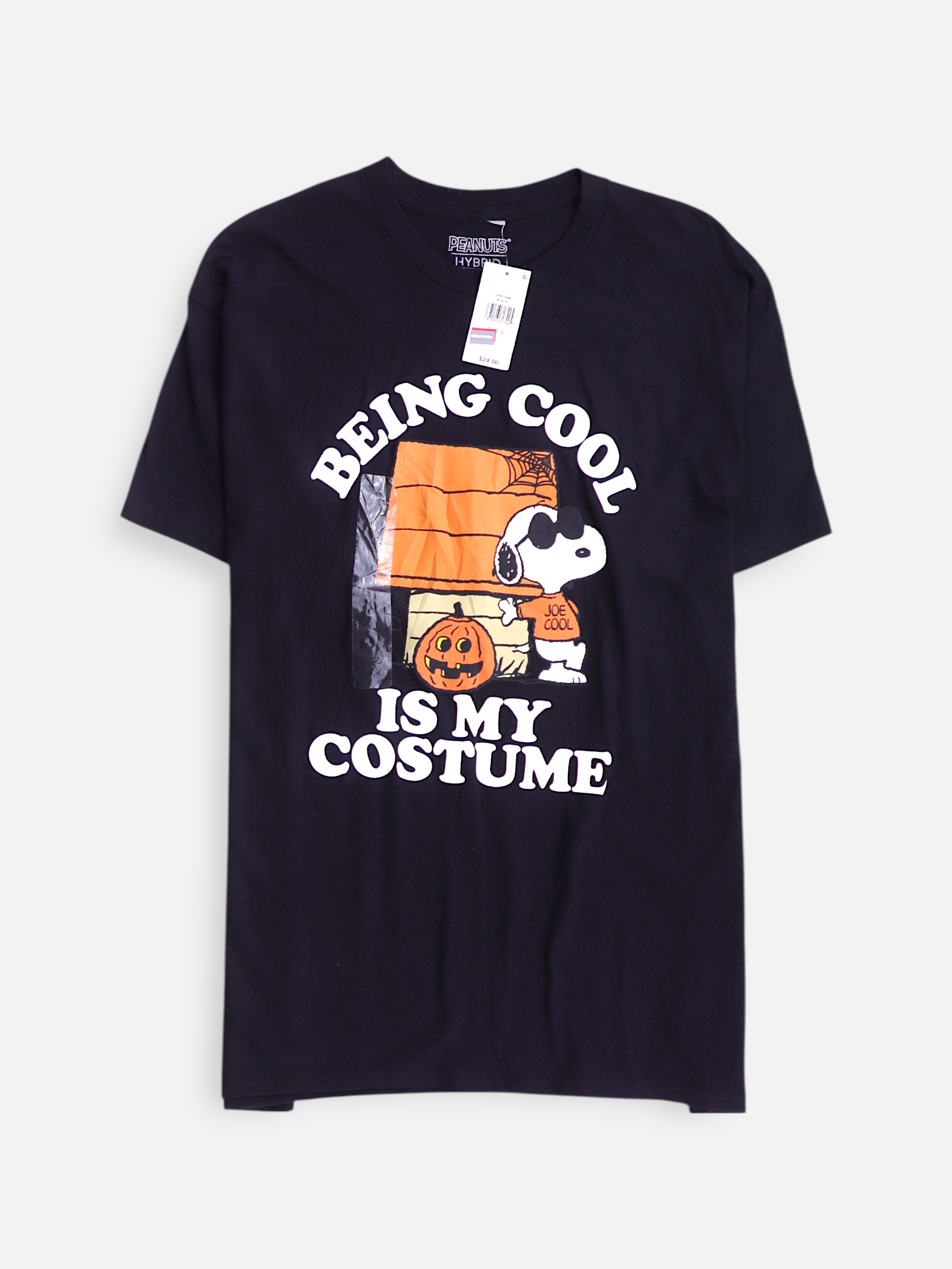 PEANUTS Camiseta Grafica - Hombre - Large