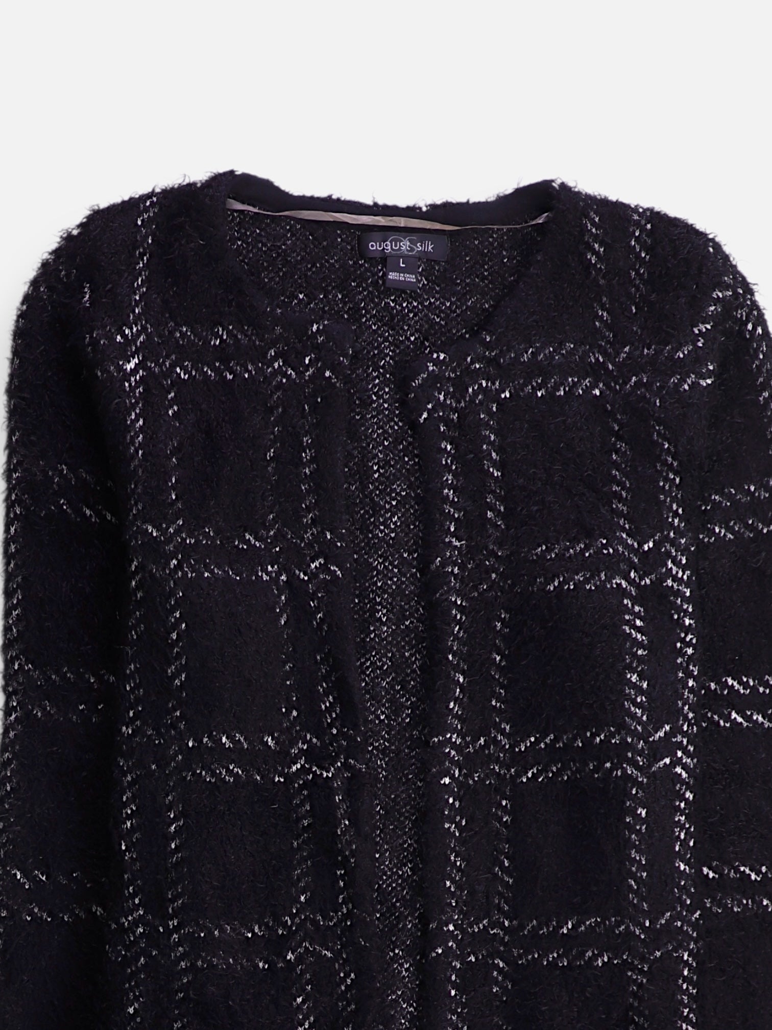 Sueter Cardigan Largo - Mujer - Large