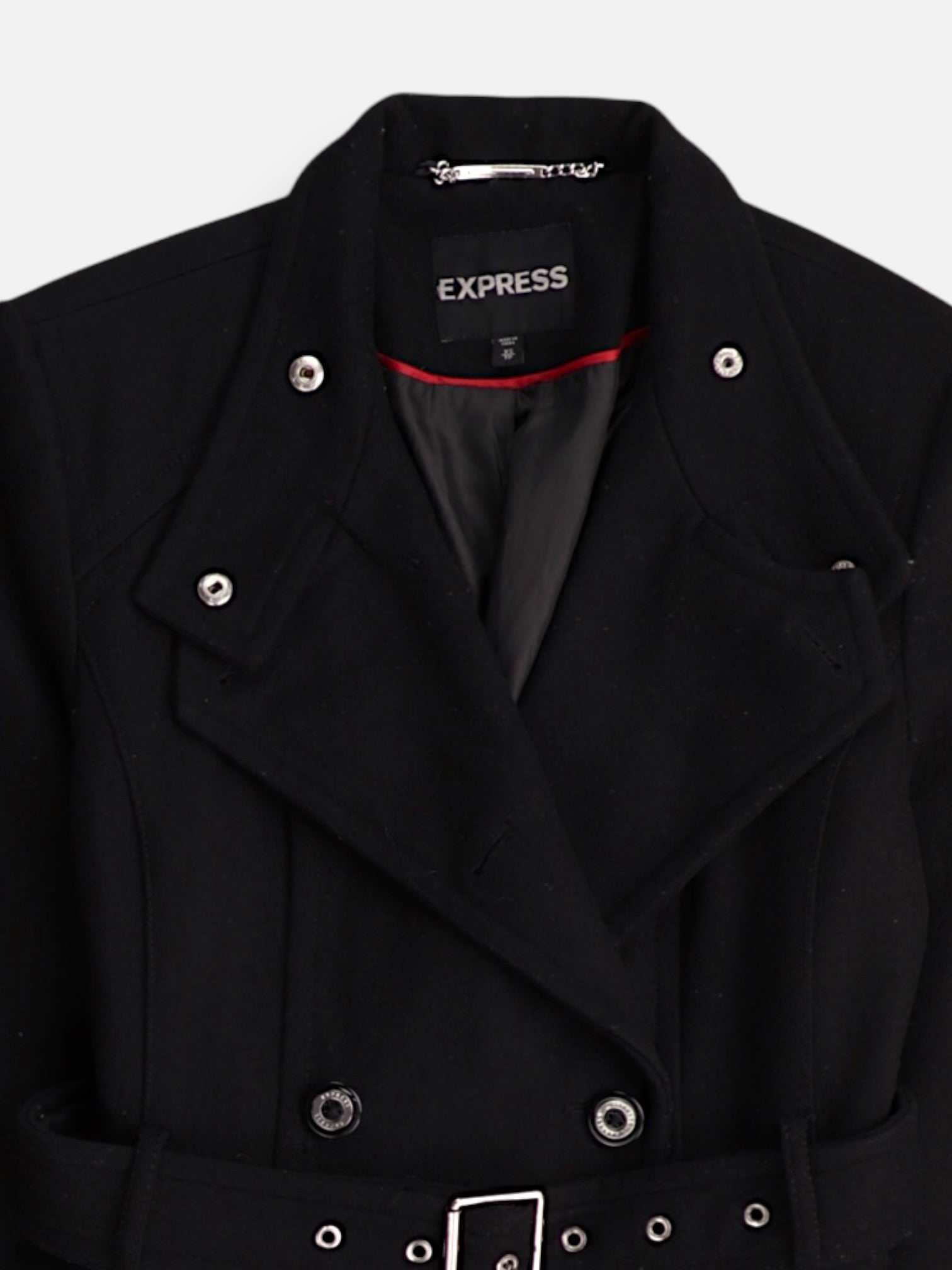EXPRESS Abrigo Donble breasted trench Casual - Mujer - XS