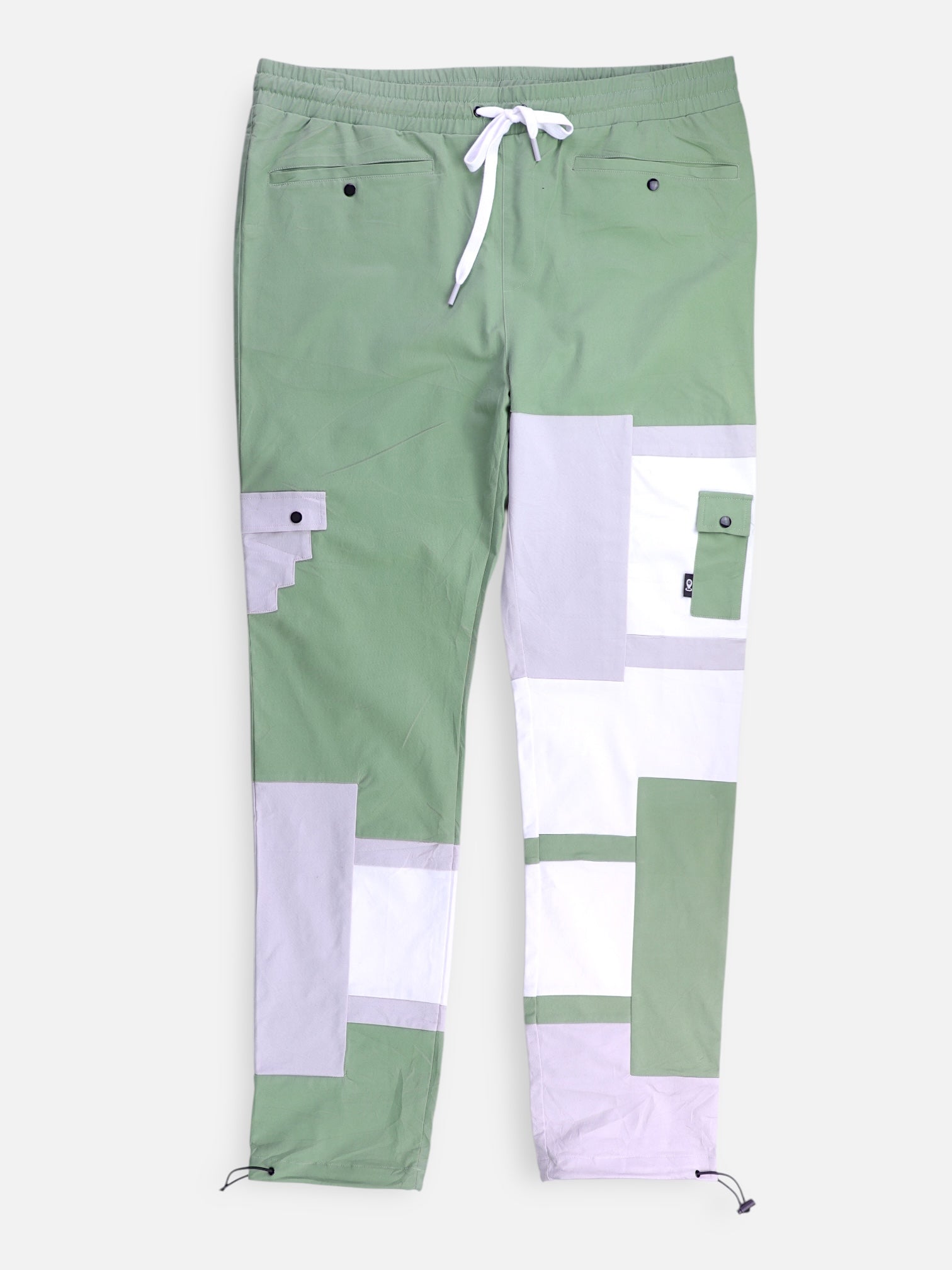 Pantalon Regular Fit Color Block - Hombre - 2XL