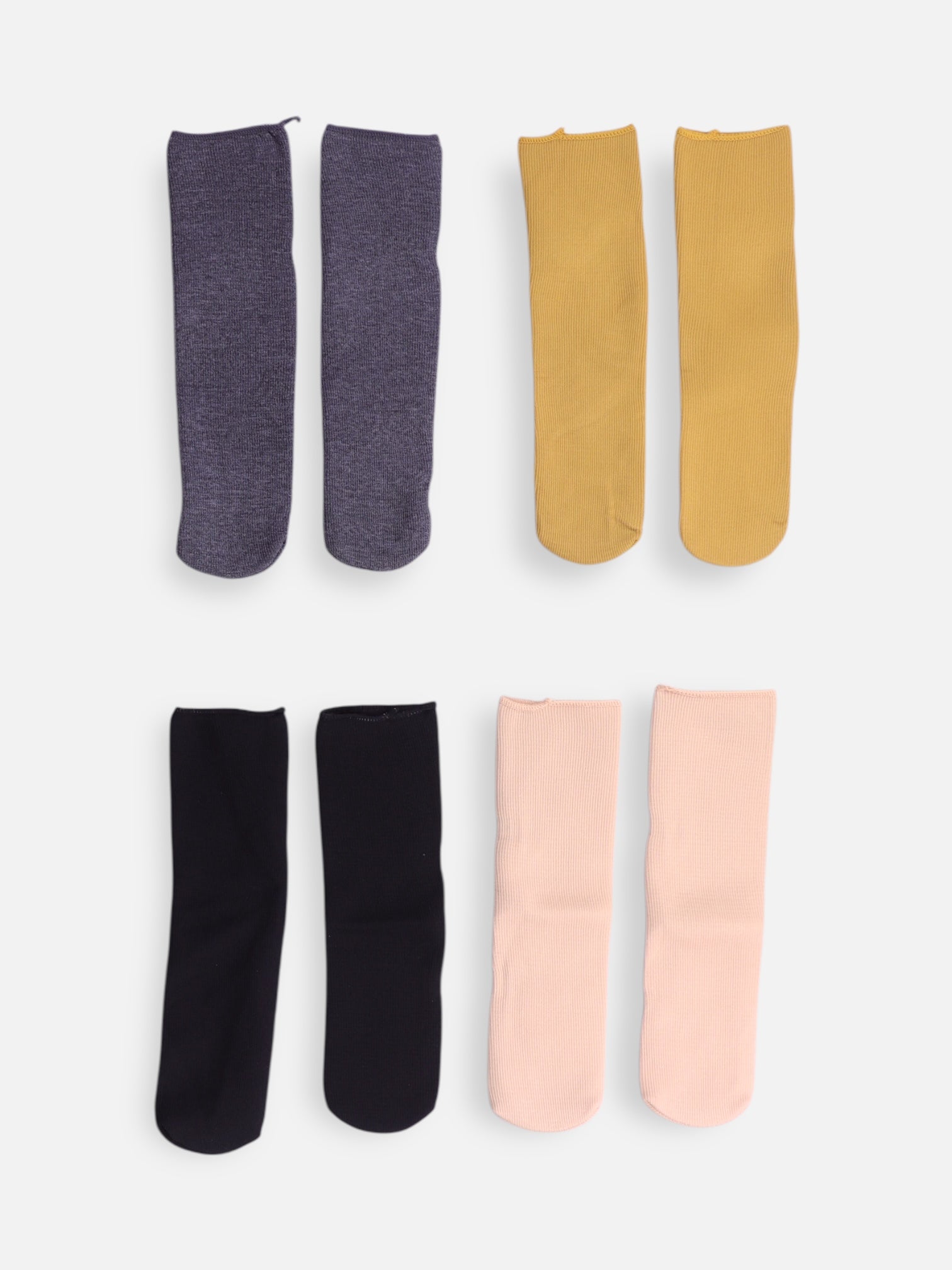 Calcetines 4 Pares - Mujer - Talla Única (One Size)