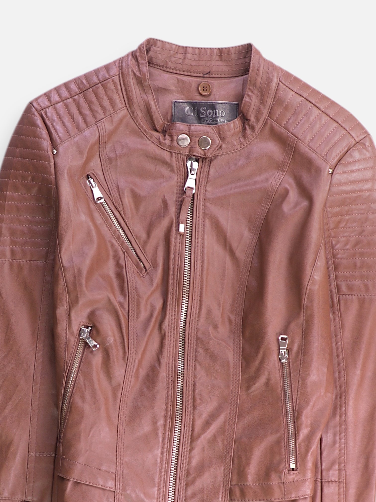 Ci Sono Chaqueta Cuero Basic - Mujer - Medium