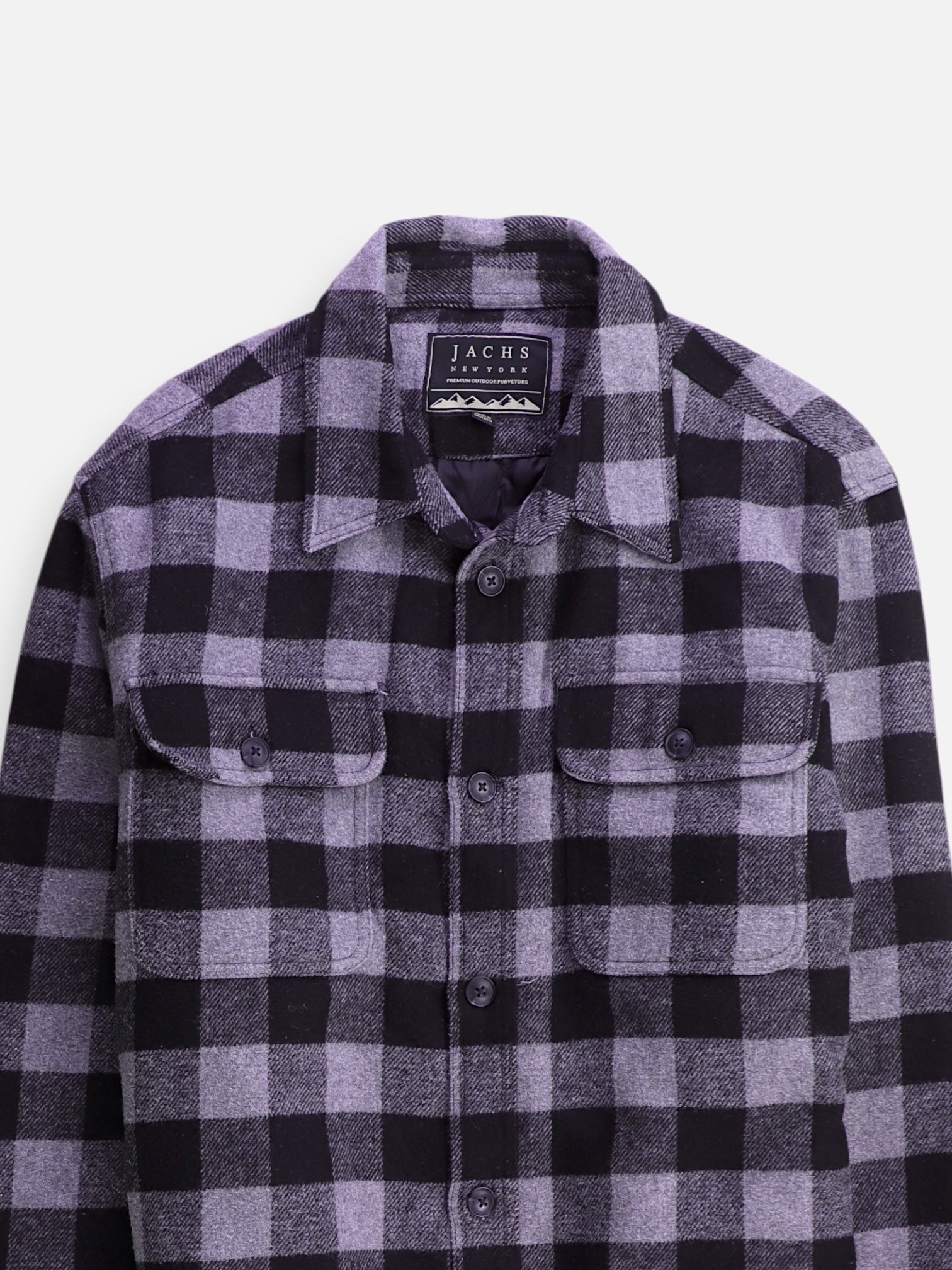 Chaqueta Sobrecamisa Color Block - Hombre - Large