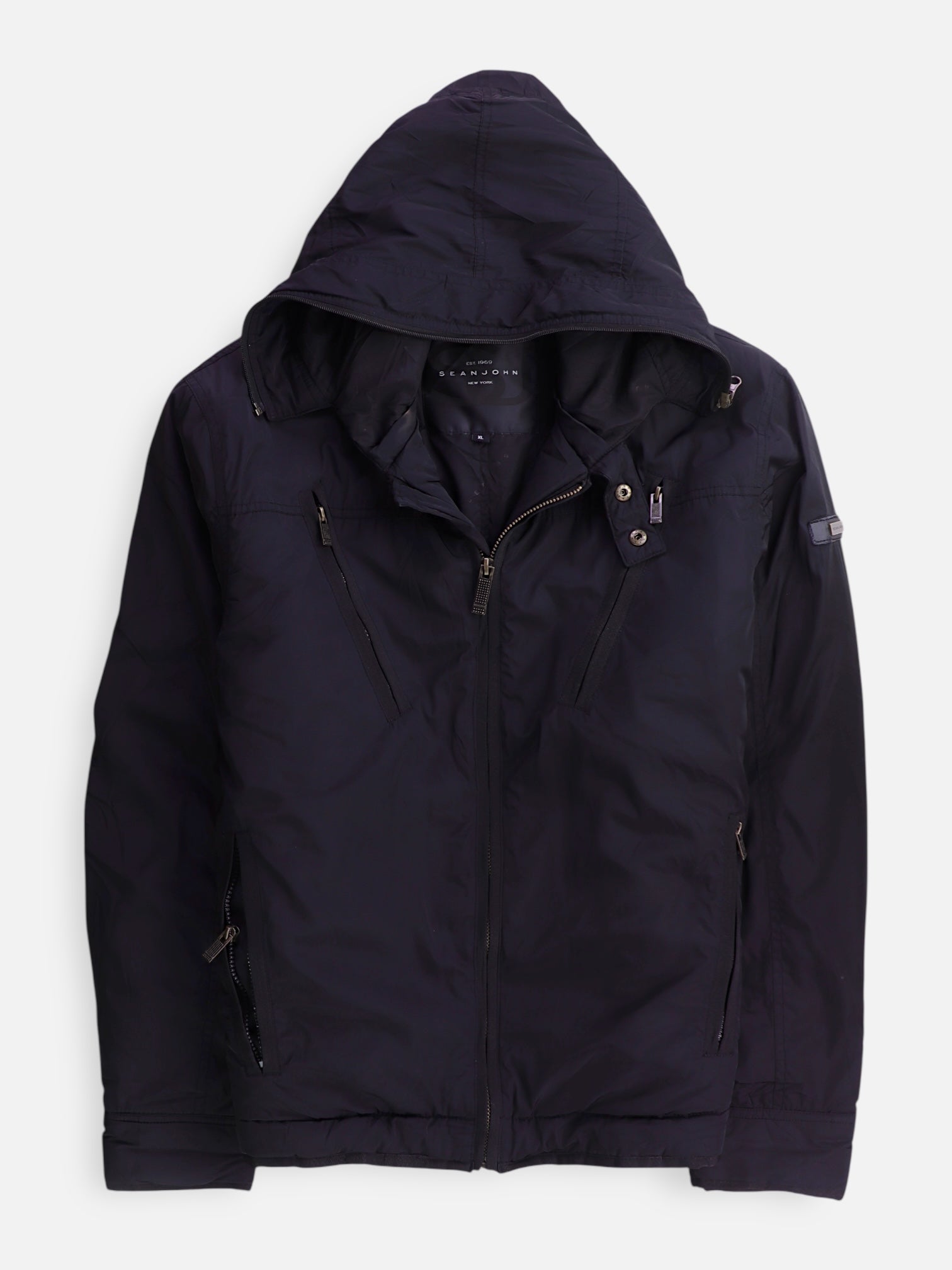 Sean John Chaqueta Impermeable Basic - Hombre - XL