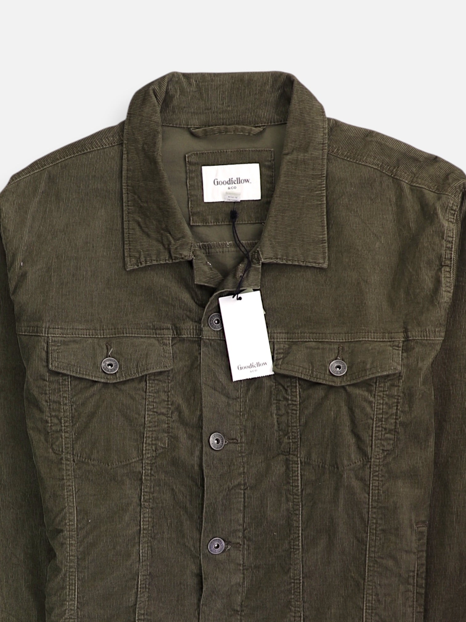 Goodiefellow Chaqueta Casual Corduroy - Hombre - 2XL
