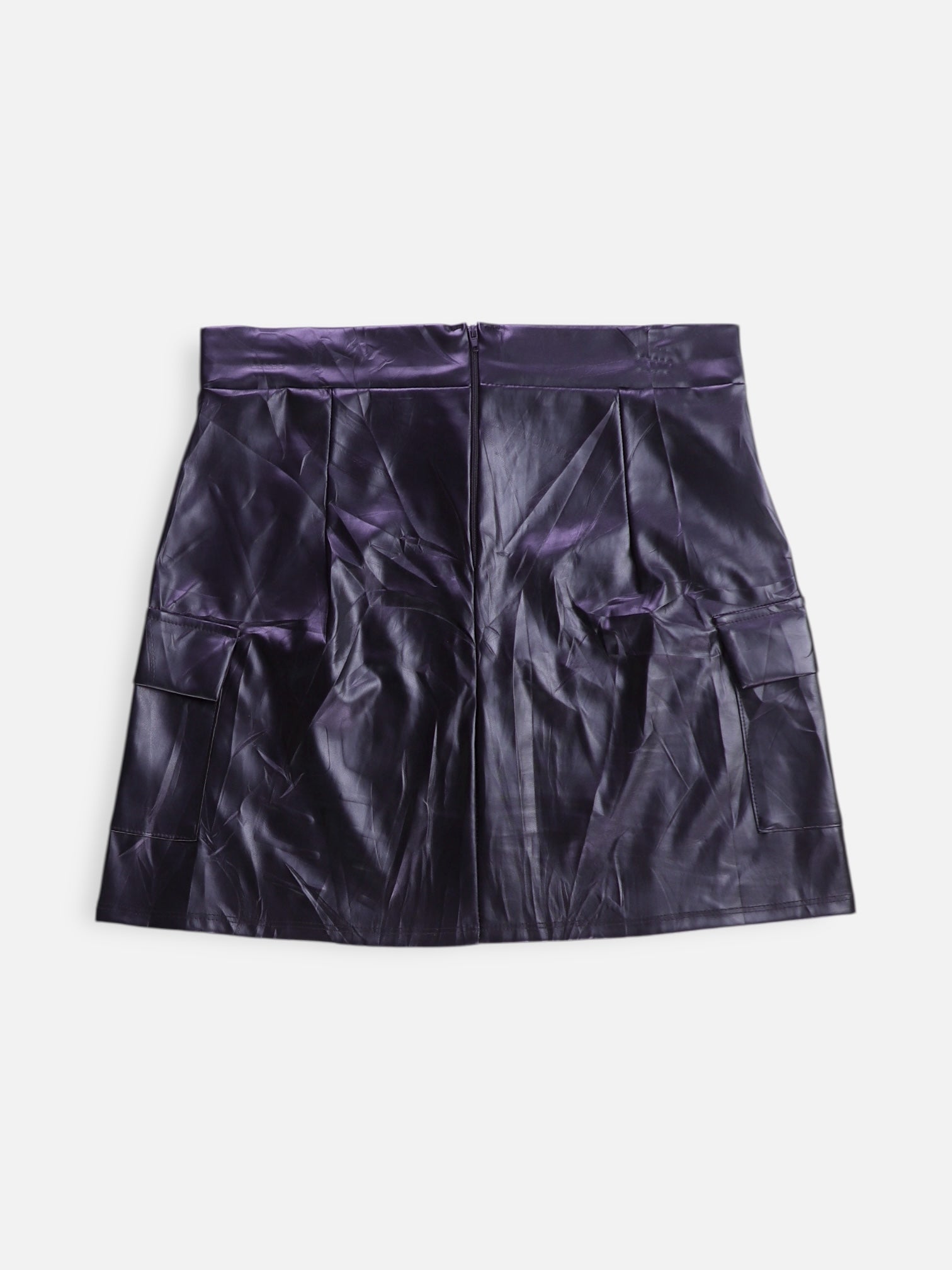 Falda Cuero - Mujer - Large