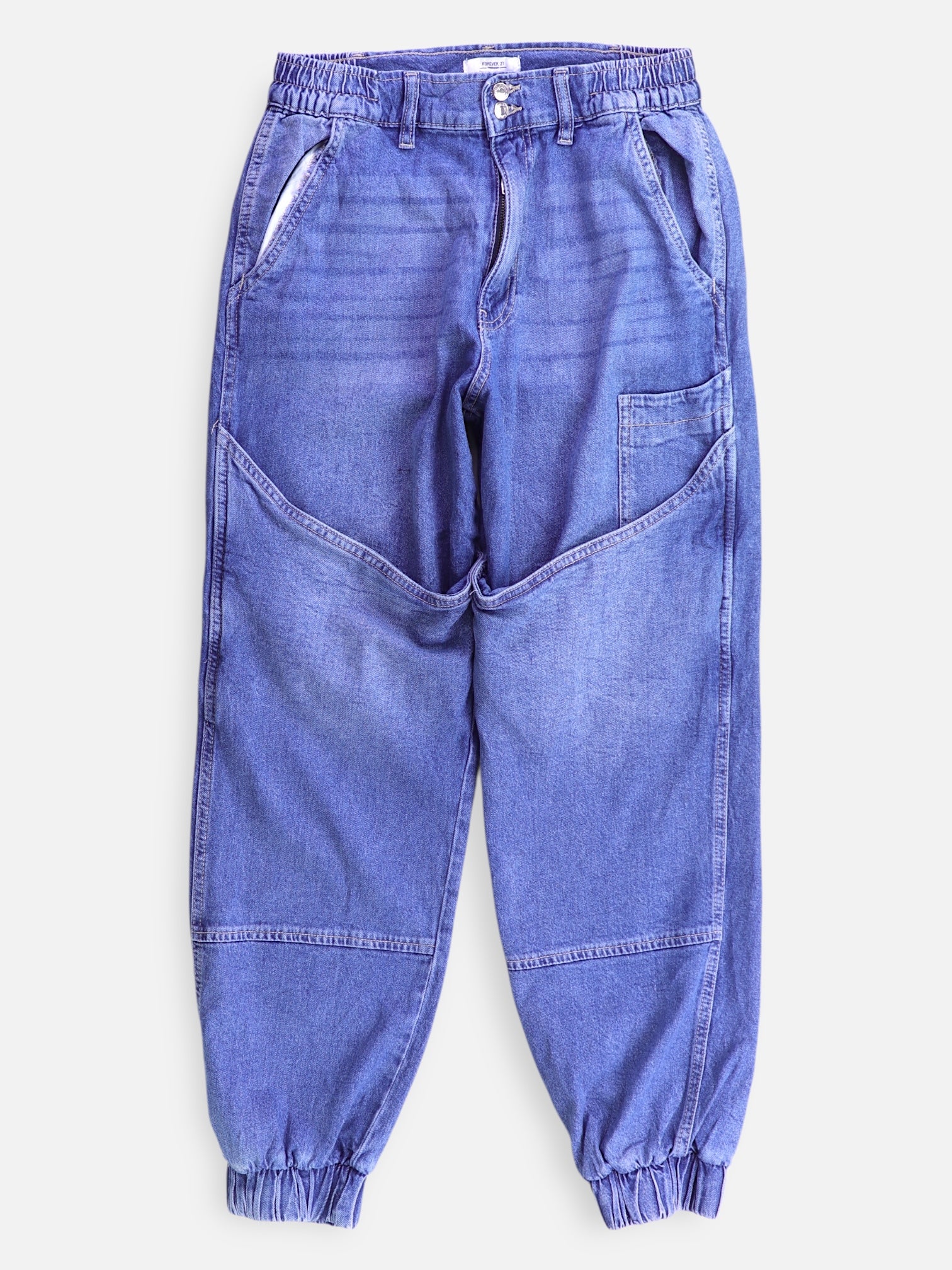 Forever 21 Jean Regular Fit Cargo - Mujer - 26'