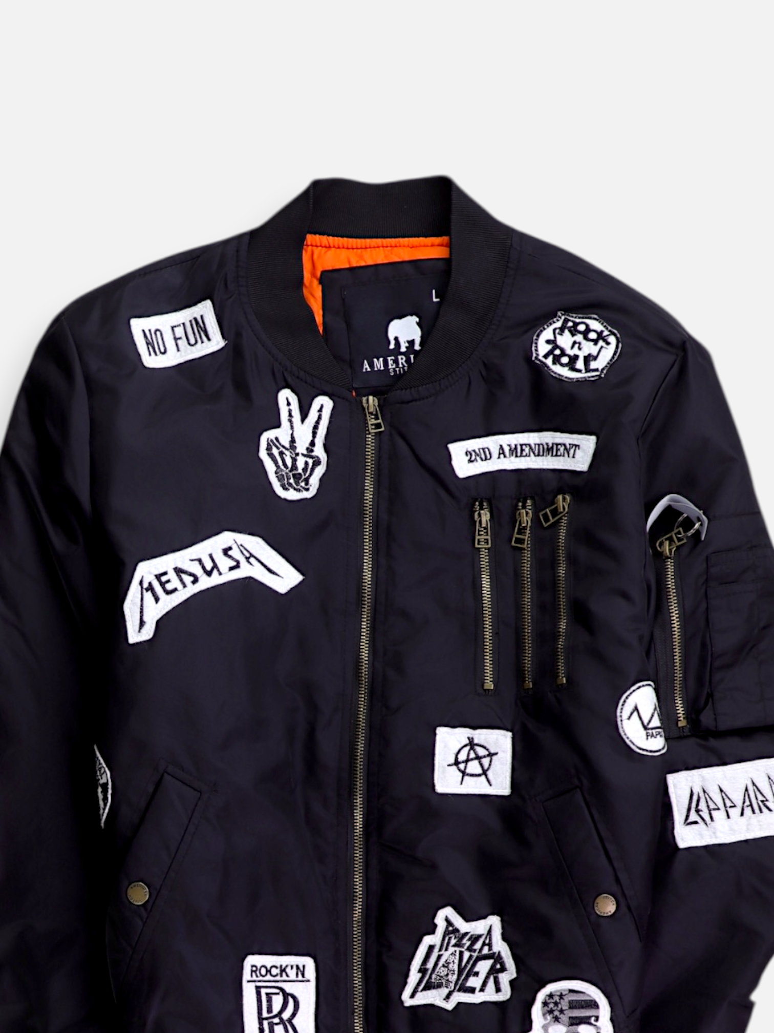 Chaqueta Bomber  Impermeable - Hombre - Large