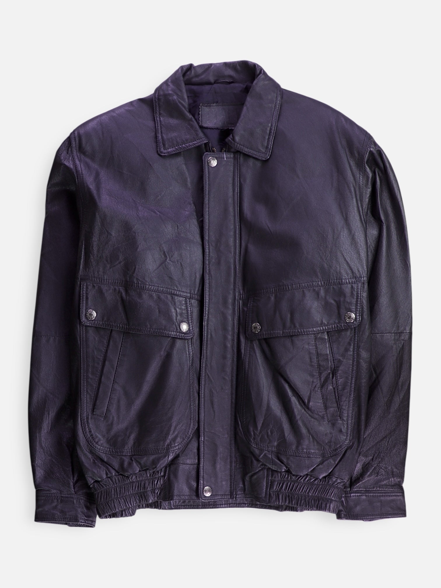 Chaqueta Cuero Basic - Hombre - Small