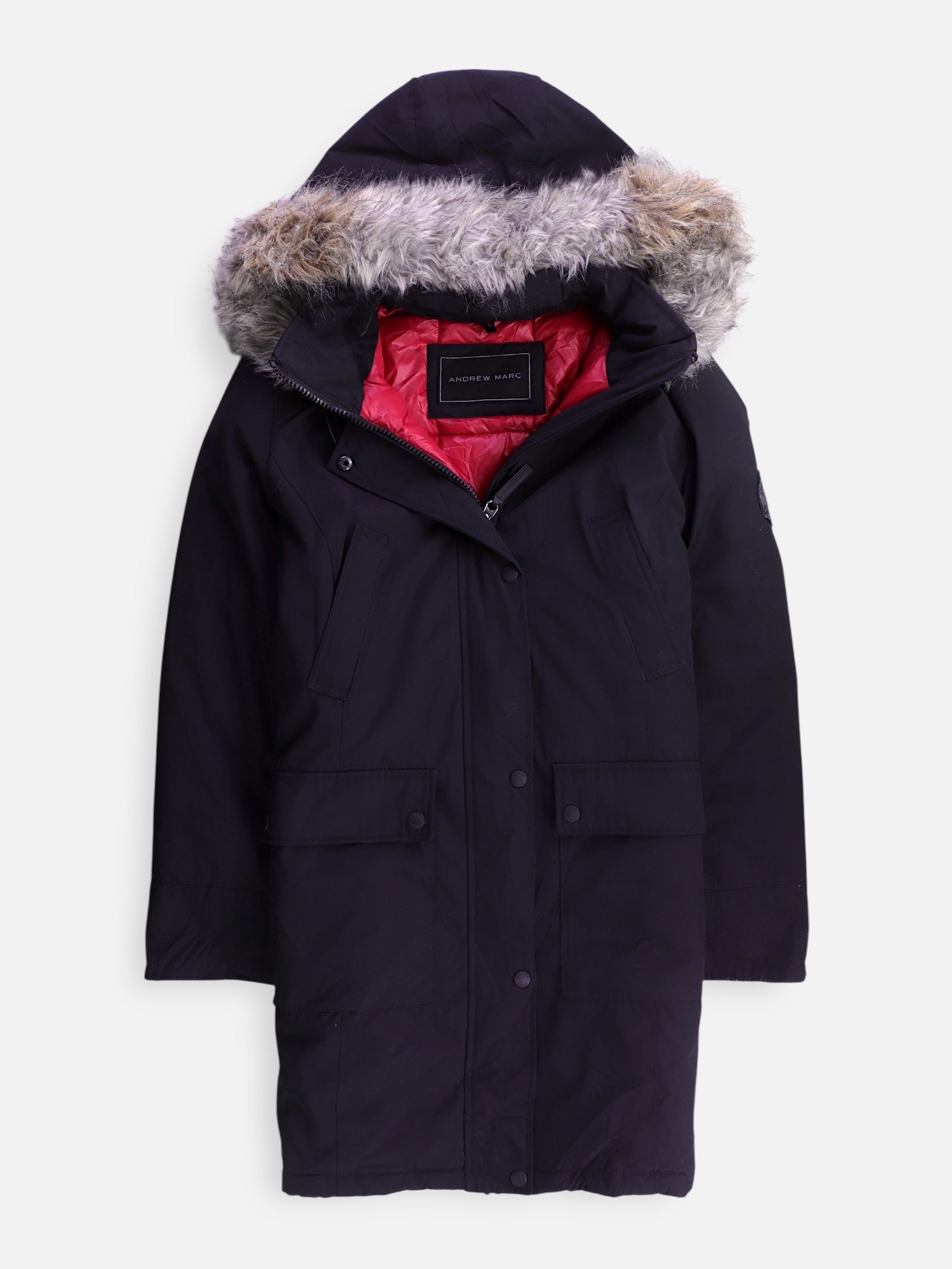 ANDREW MARC Abrigo Impermeable Casual - Mujer - Medium