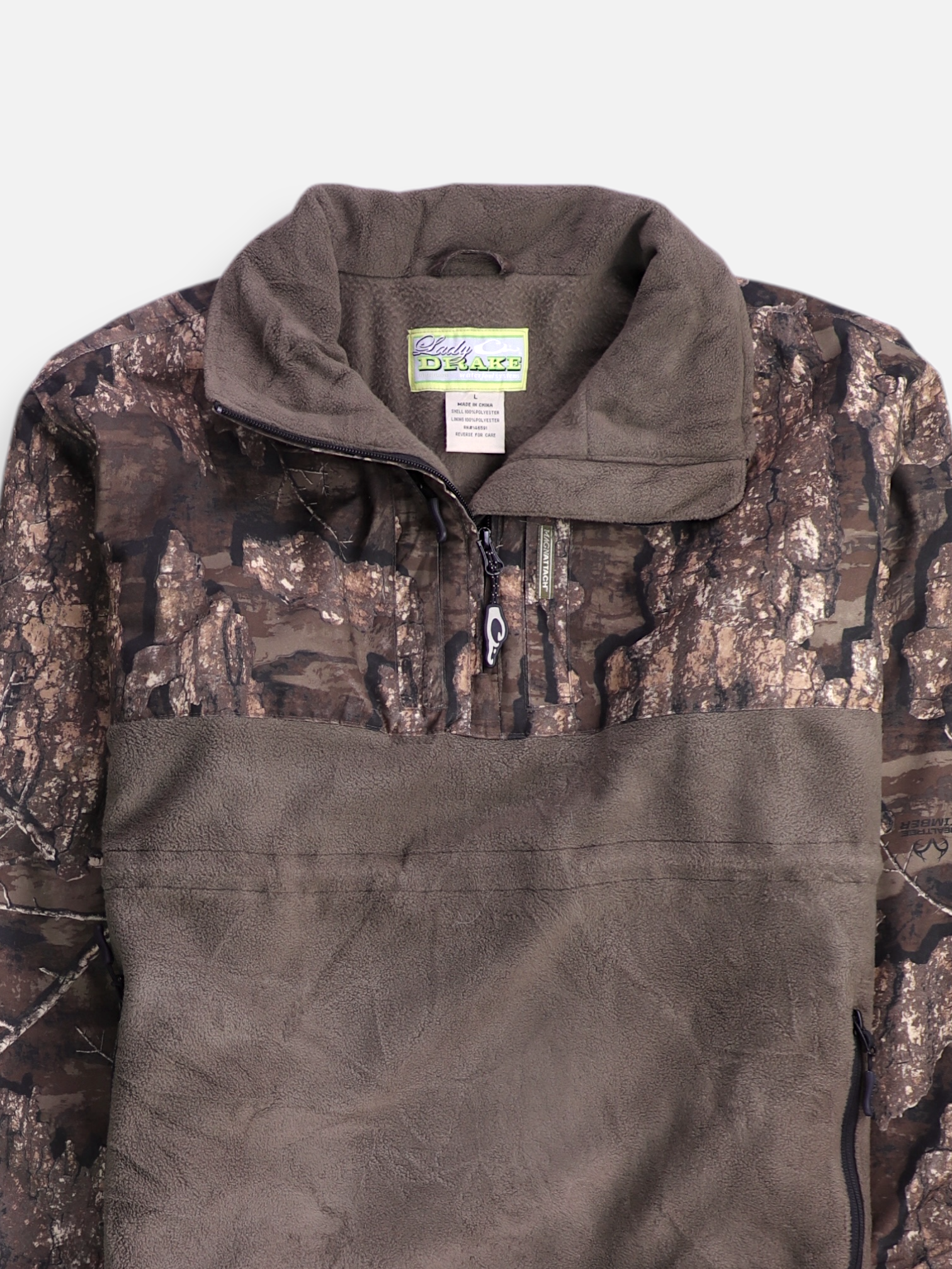 Sueter Fleece Color Block - Hombre - Large