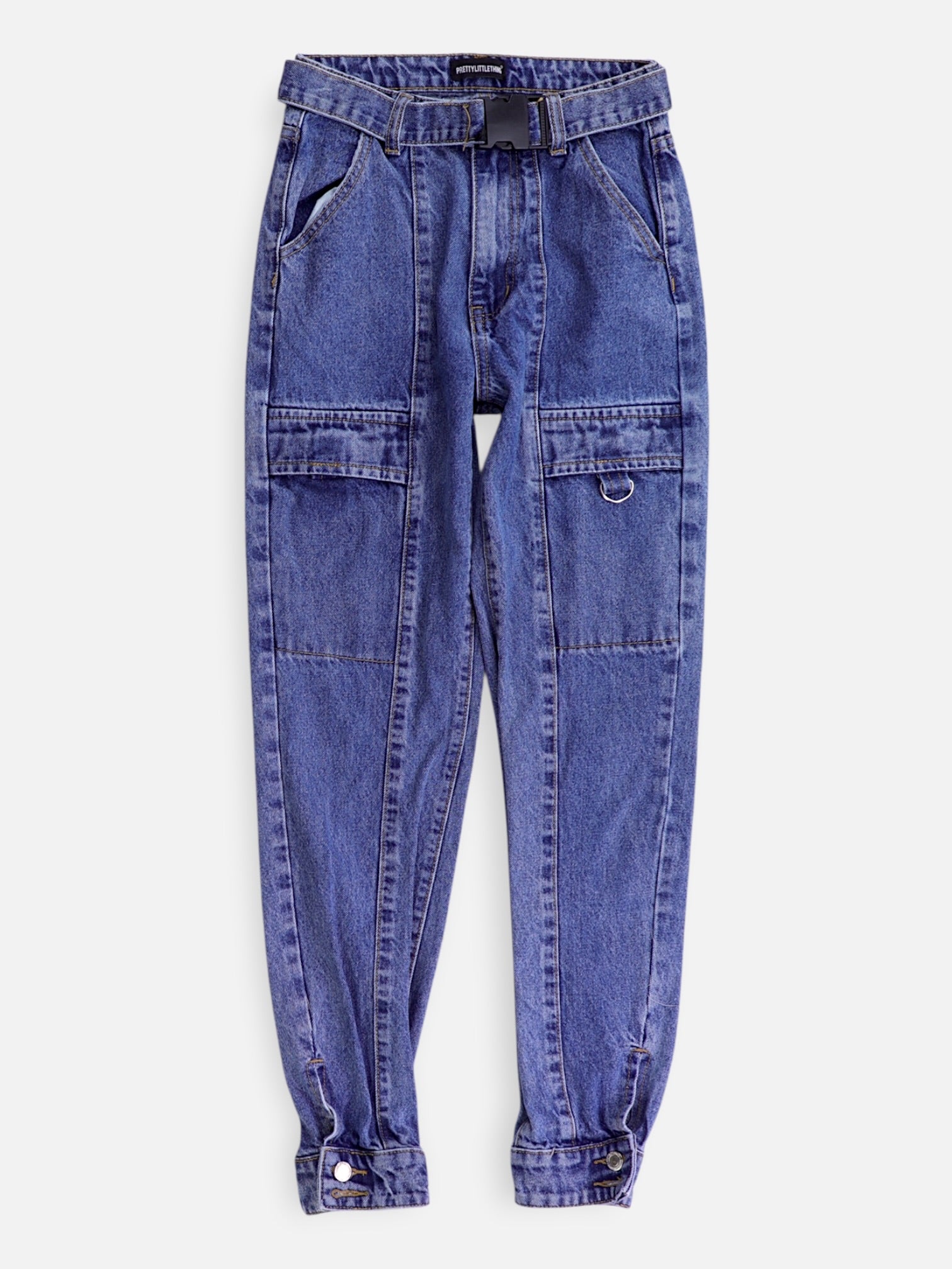 PRETTY LITTLE THINGS Jean Skinny Fit Cargo - Mujer - 4