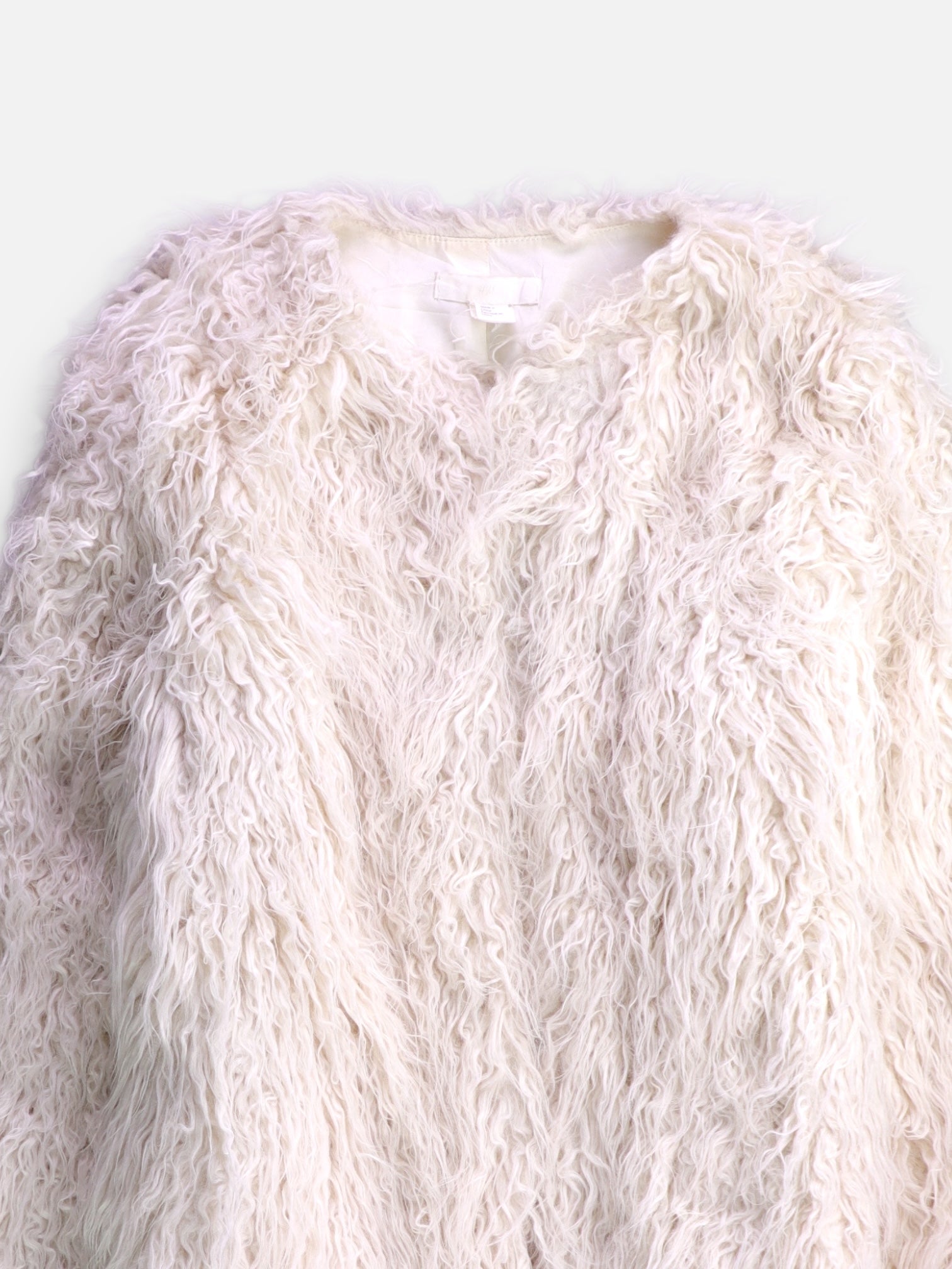 H&M Chaqueta Casual Teddy - Mujer - Medium