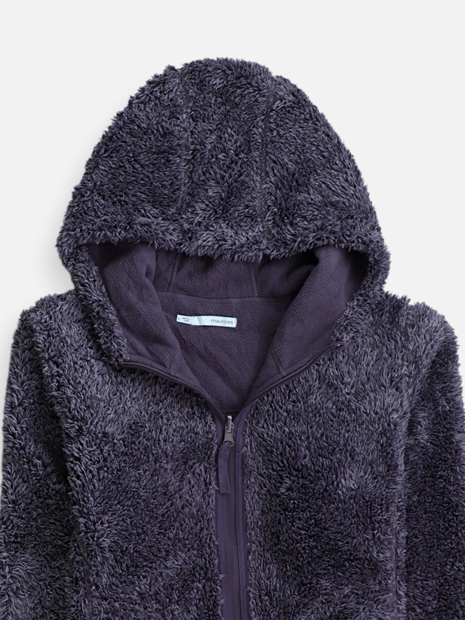 Sudadera Hoodie Teddy - Mujer - Large