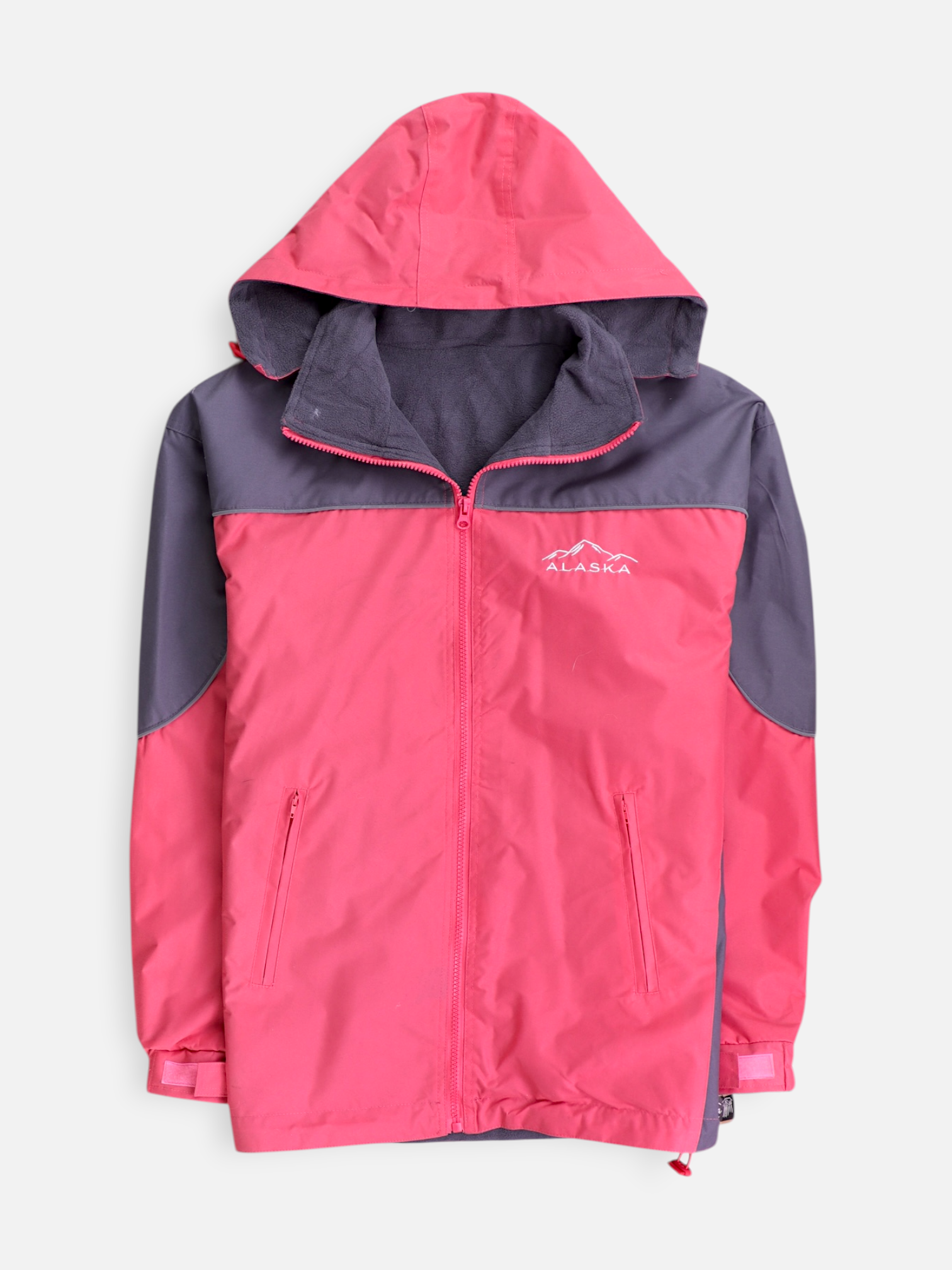 Chaqueta Impermeable Color Block - Mujer - XS