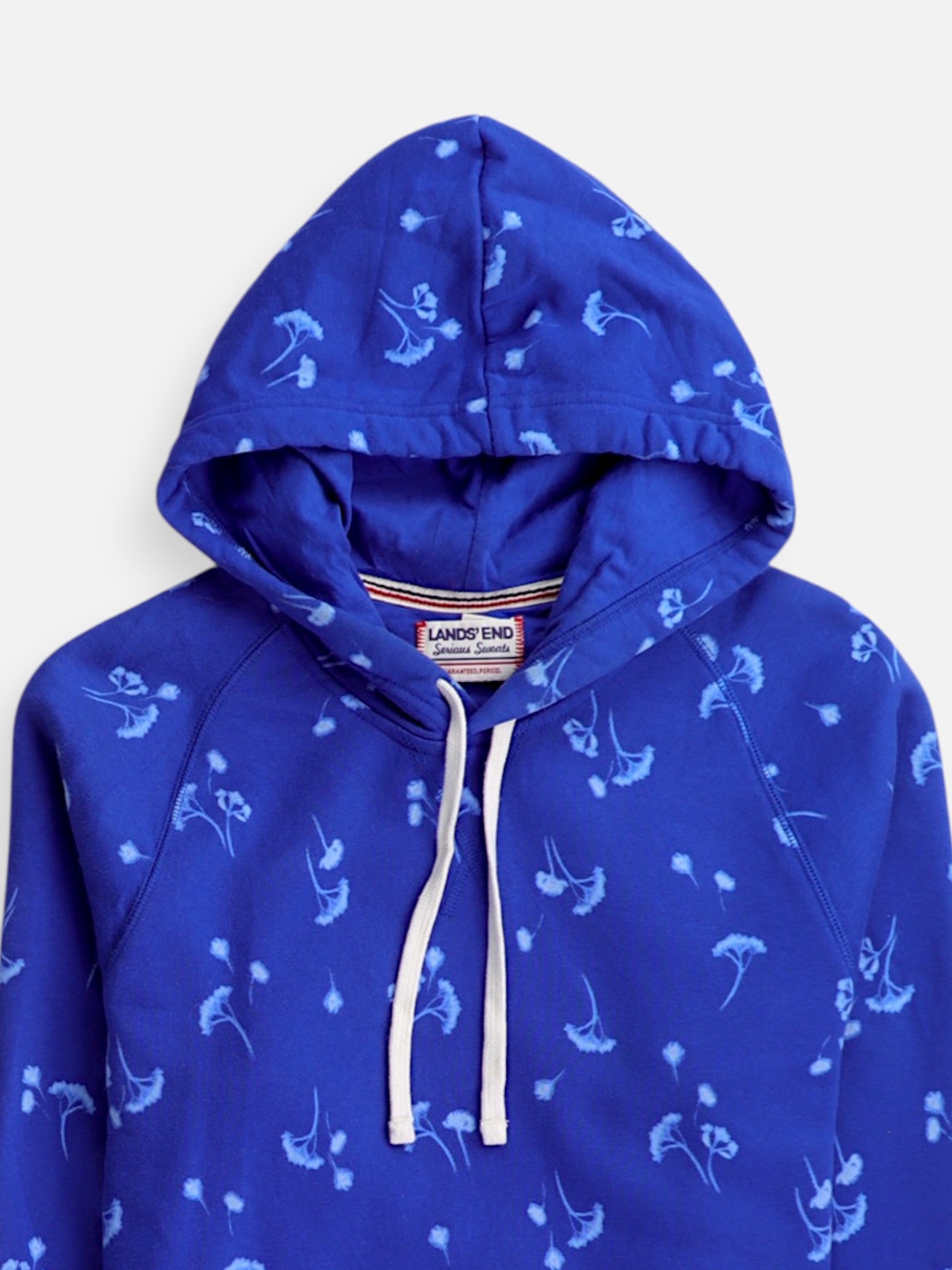 LANDS END Sudadera Hoodie Basic - Mujer - Small